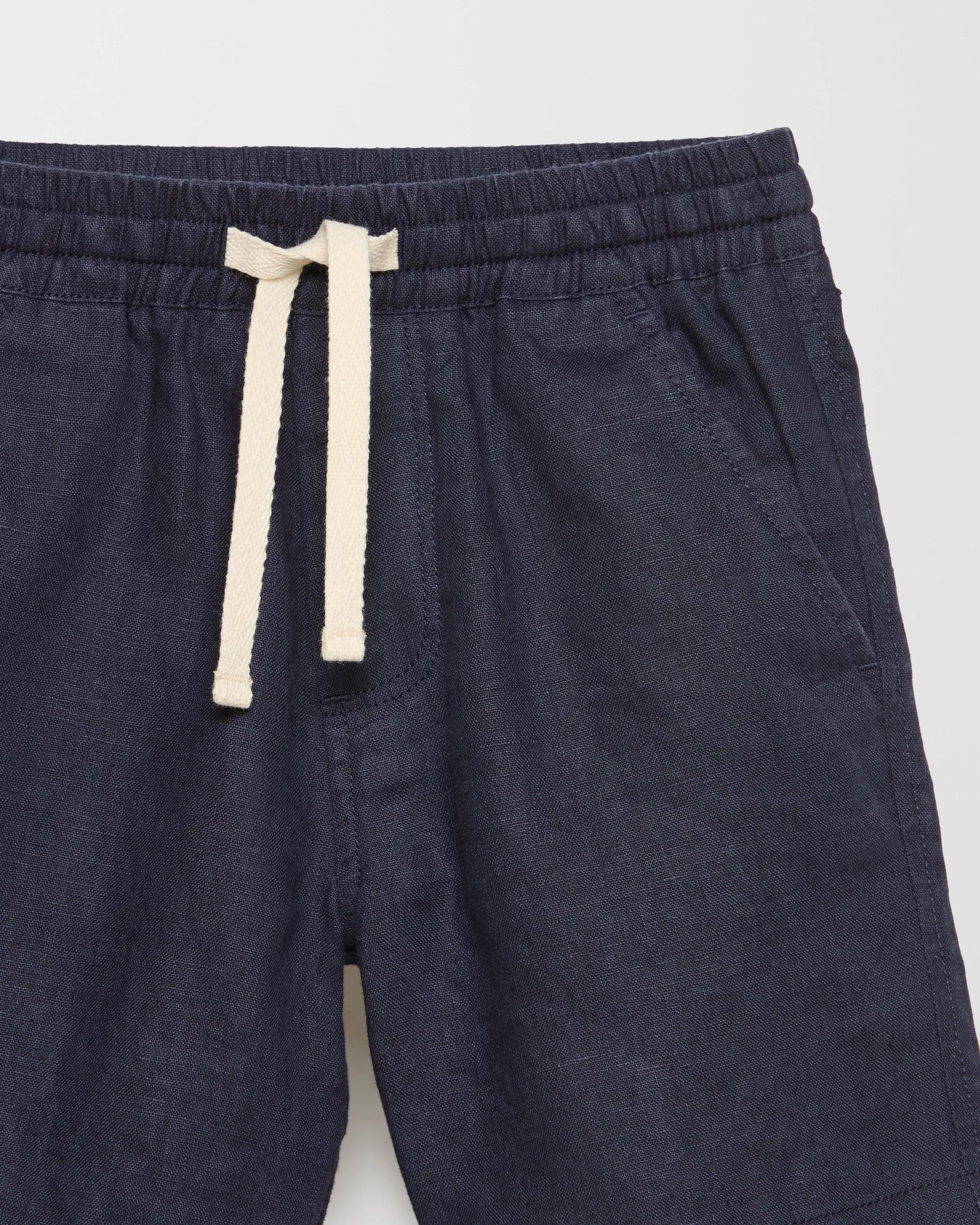 2 Target European Linen Shorts NAVY, 2 of 2