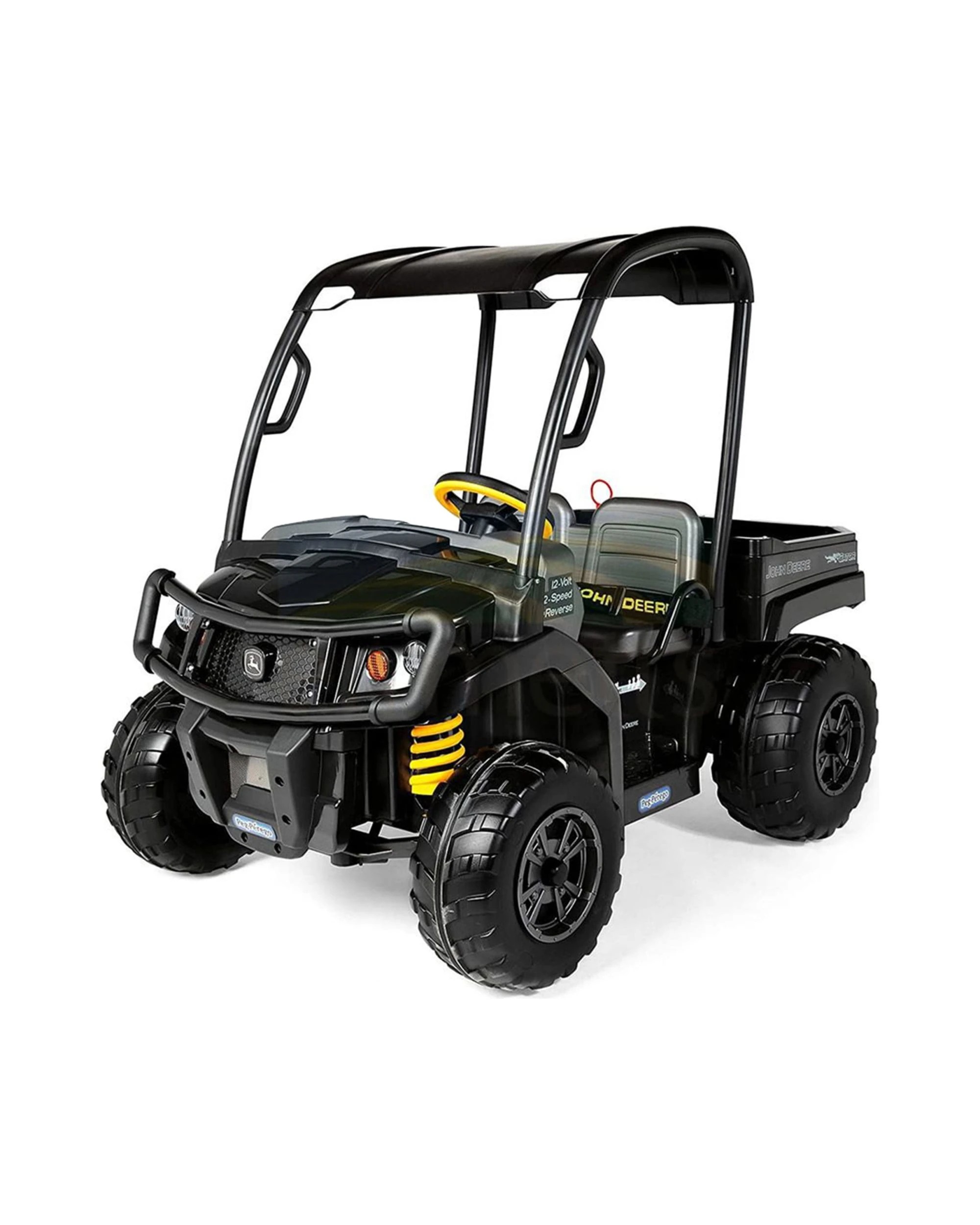4 John Deere Midnight Black Gator XUV Kids Ride On Car Dual Seat 12V Battery, 4 of 9