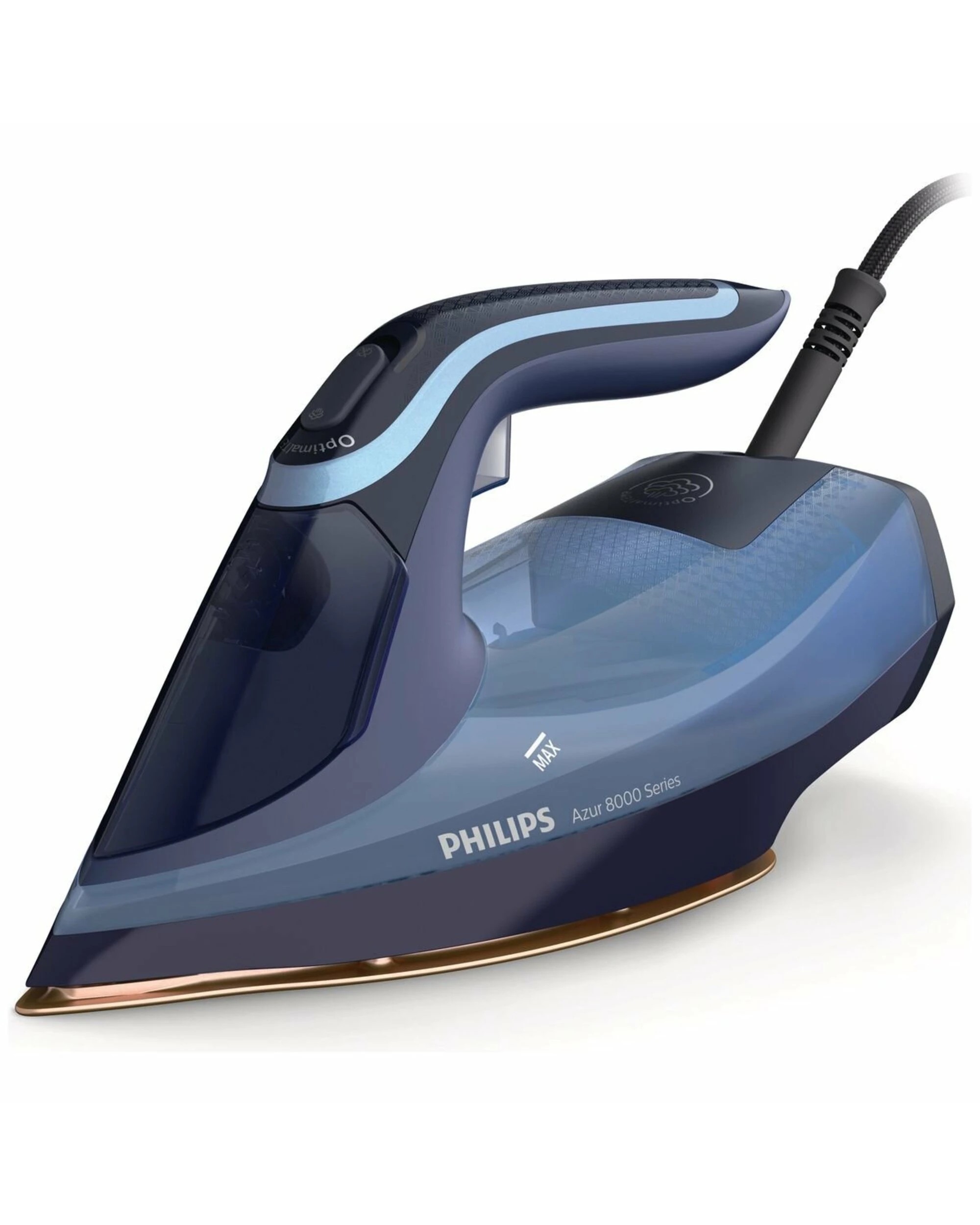 1 Philips Azur 8000 Series Steam Iron Blue, 1 of 5