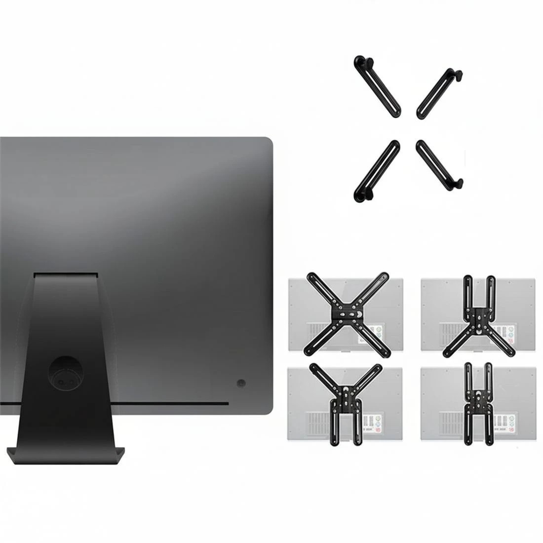 7 Artiss Monitor Arm Desk Mount Screen Holder Bracket - Black, 7 of 10