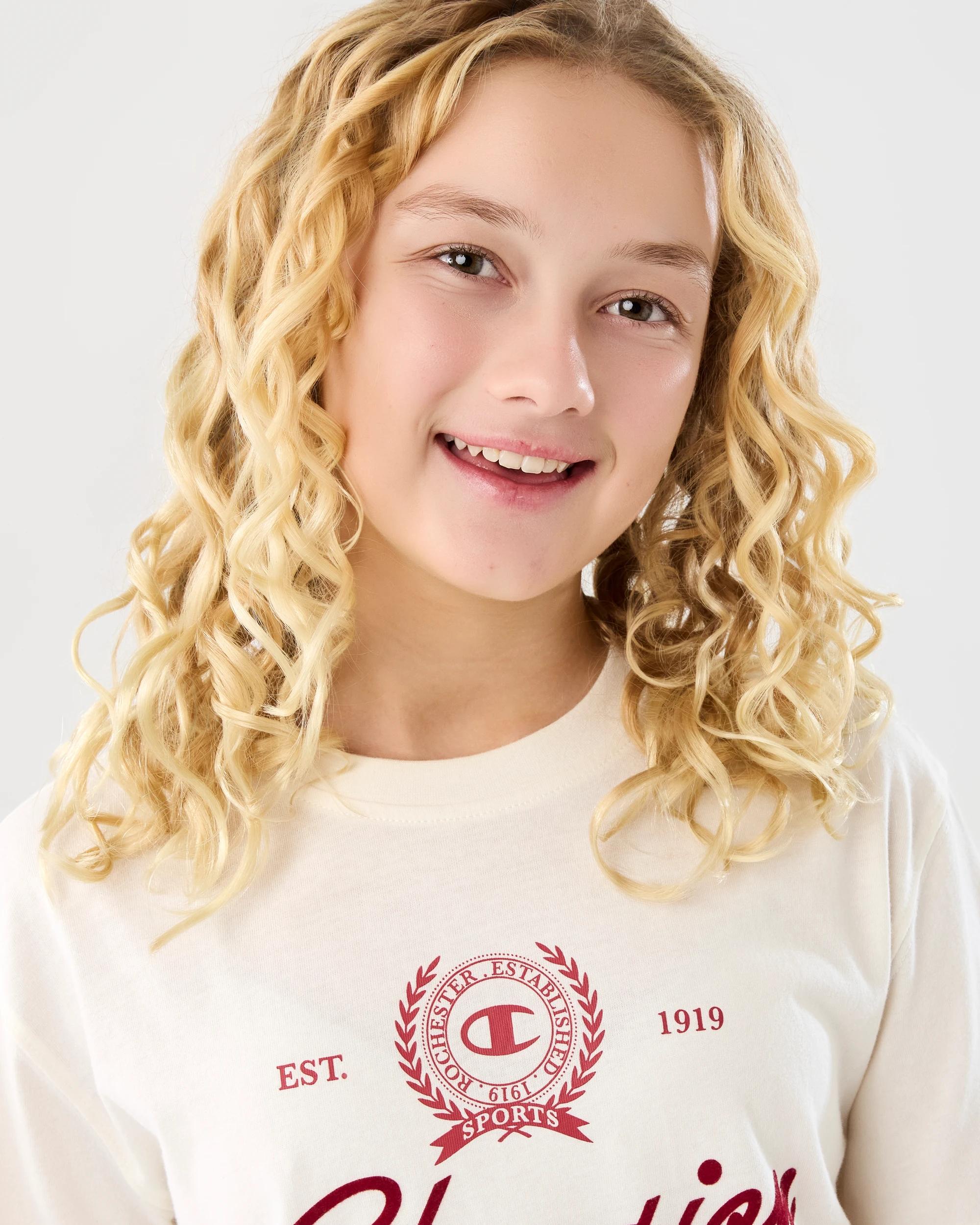3 Champion Script License Kids T-shirt Whisper, 3 of 7