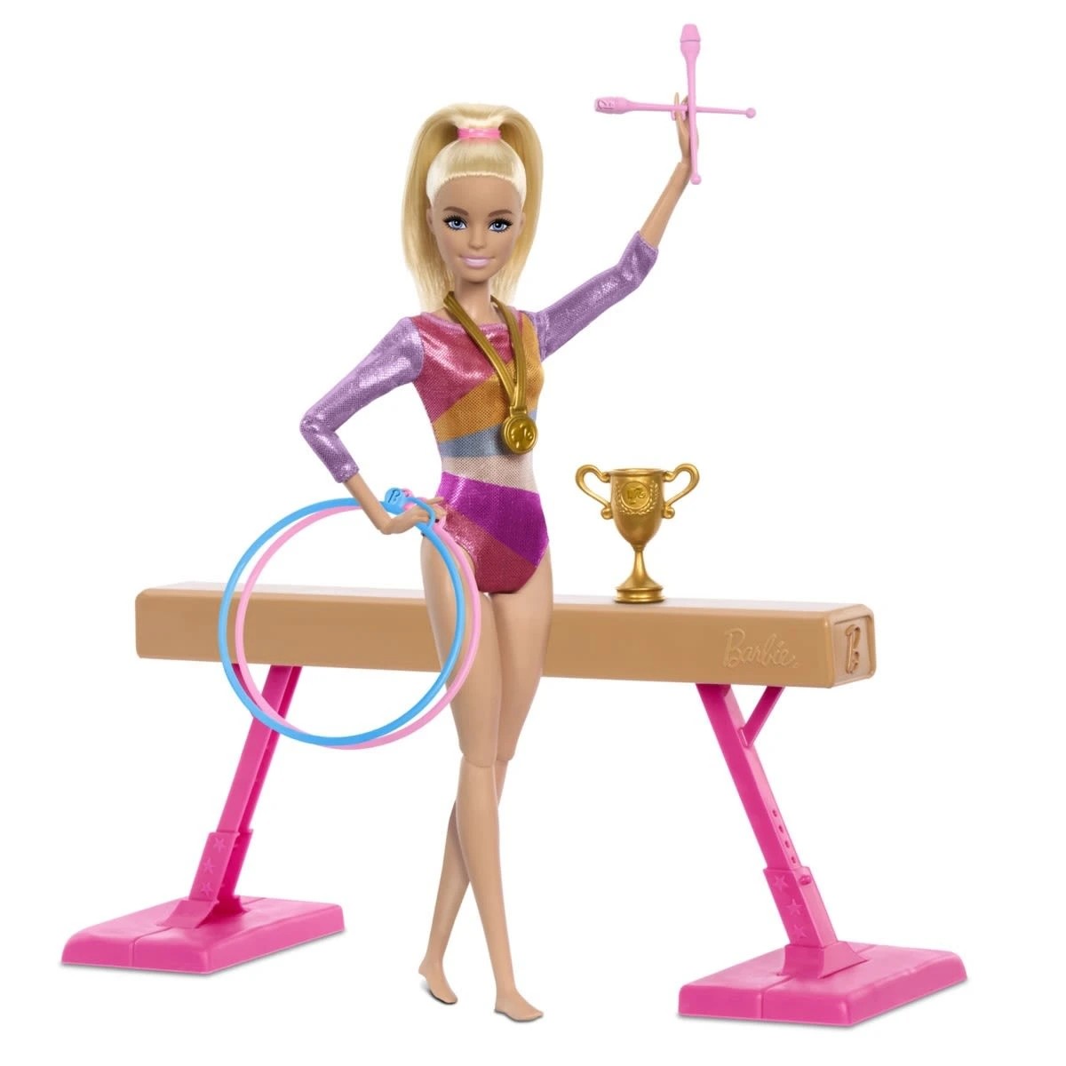 5 Barbie You Can Be Anything: Gymnastics Playset, 5 of 9