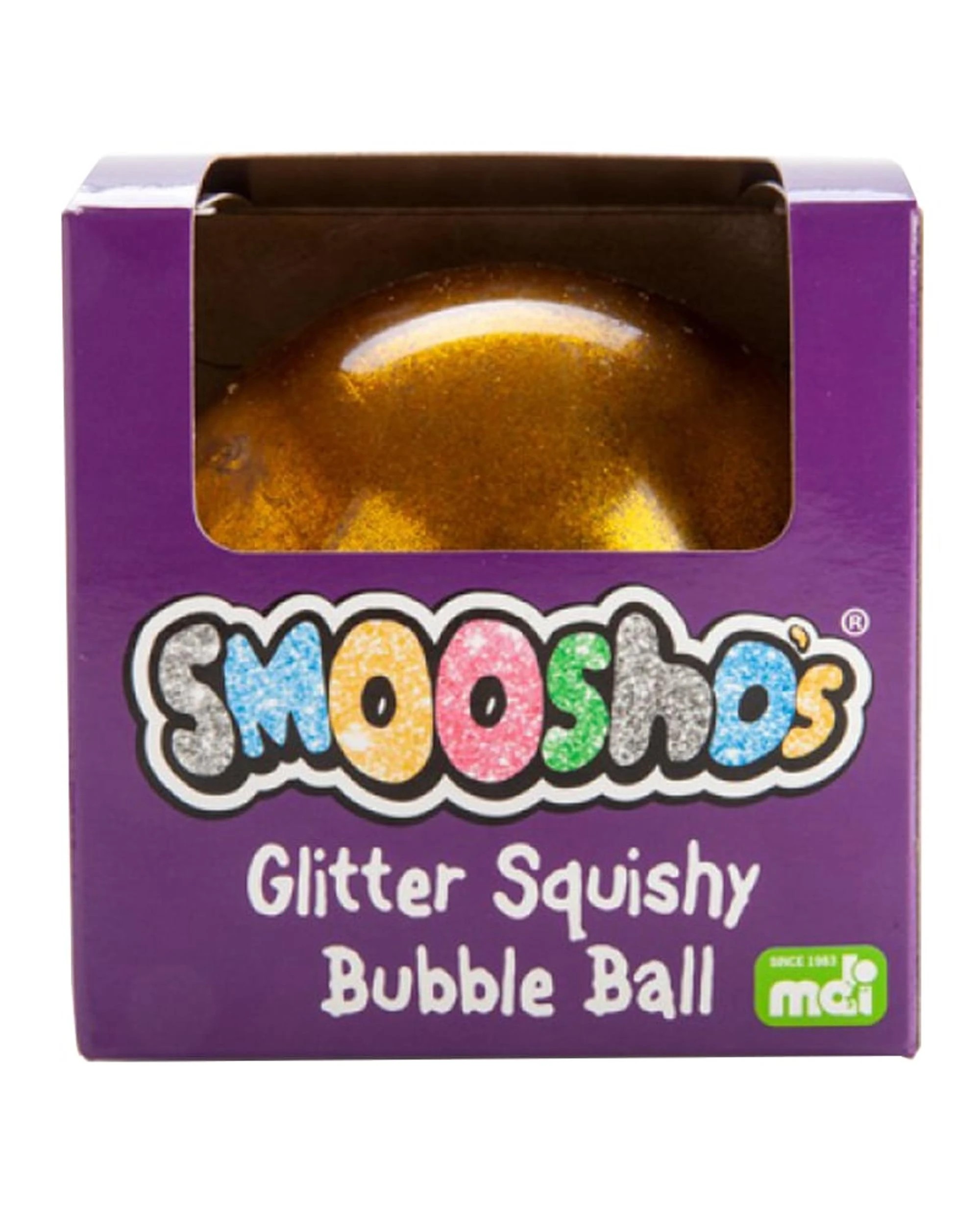 1 Smoosho's Jumbo Glitter Squishy Bubble Ball Assorted, 1 of 2