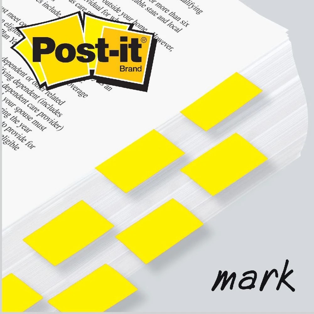6 Post-it Flags 25x43mm Yellow 2 Pack, 6 of 7