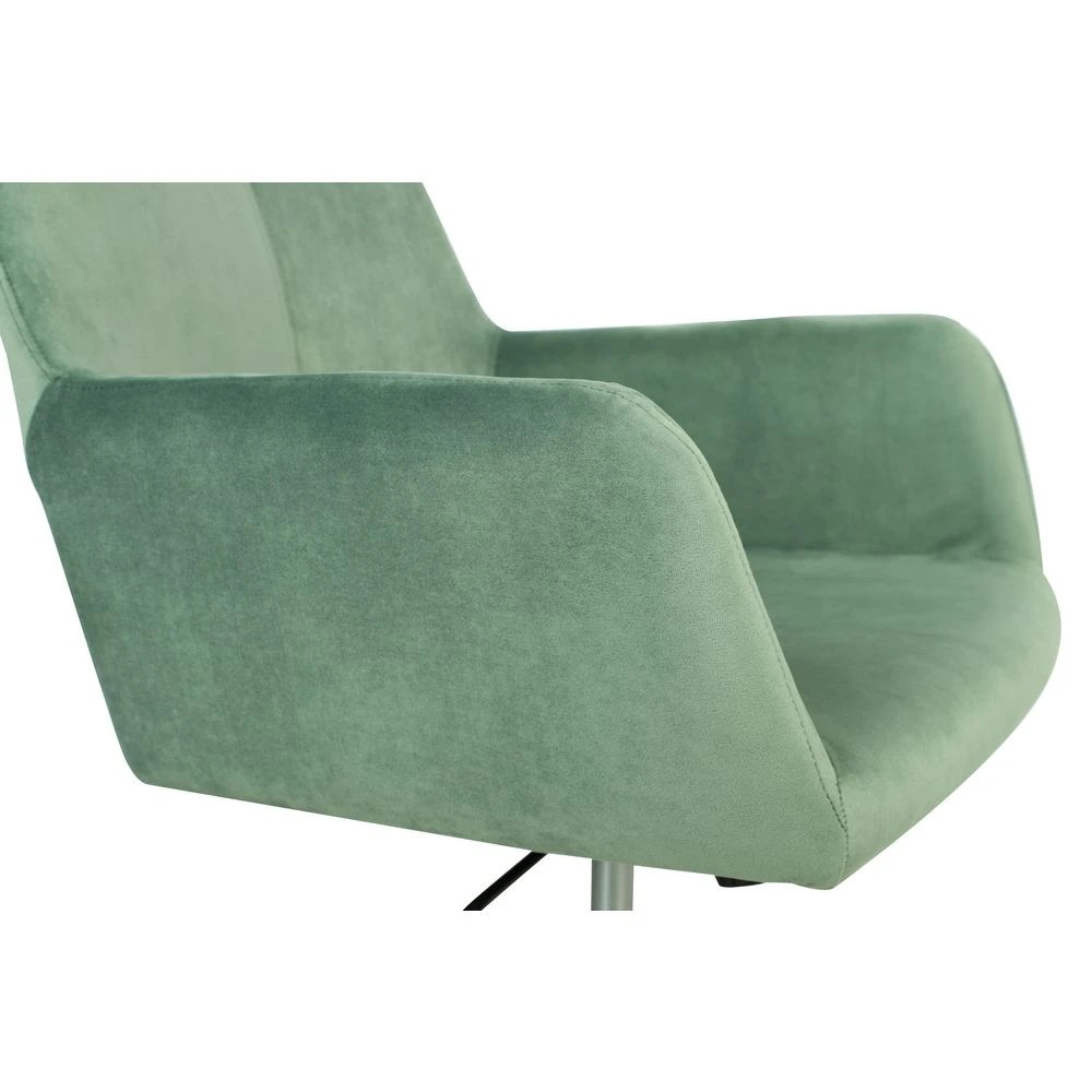 5 Otto Nordby Desk Chair Velvet Green Ergonomic Chairs and Desk Chairs, 5 of 10