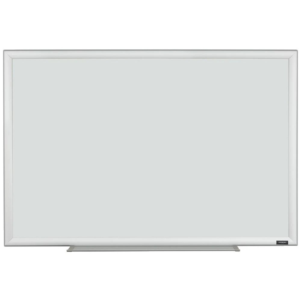 1 J.Burrows Porcelain Whiteboard Silver 900 x 600mm, 1 of 3