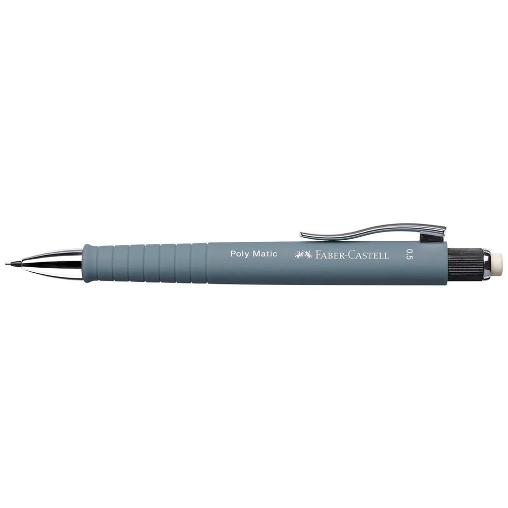 1 Faber-Castell Polymatic Auto Mechanical Pencil 0.5mm Grey, 1 of 4