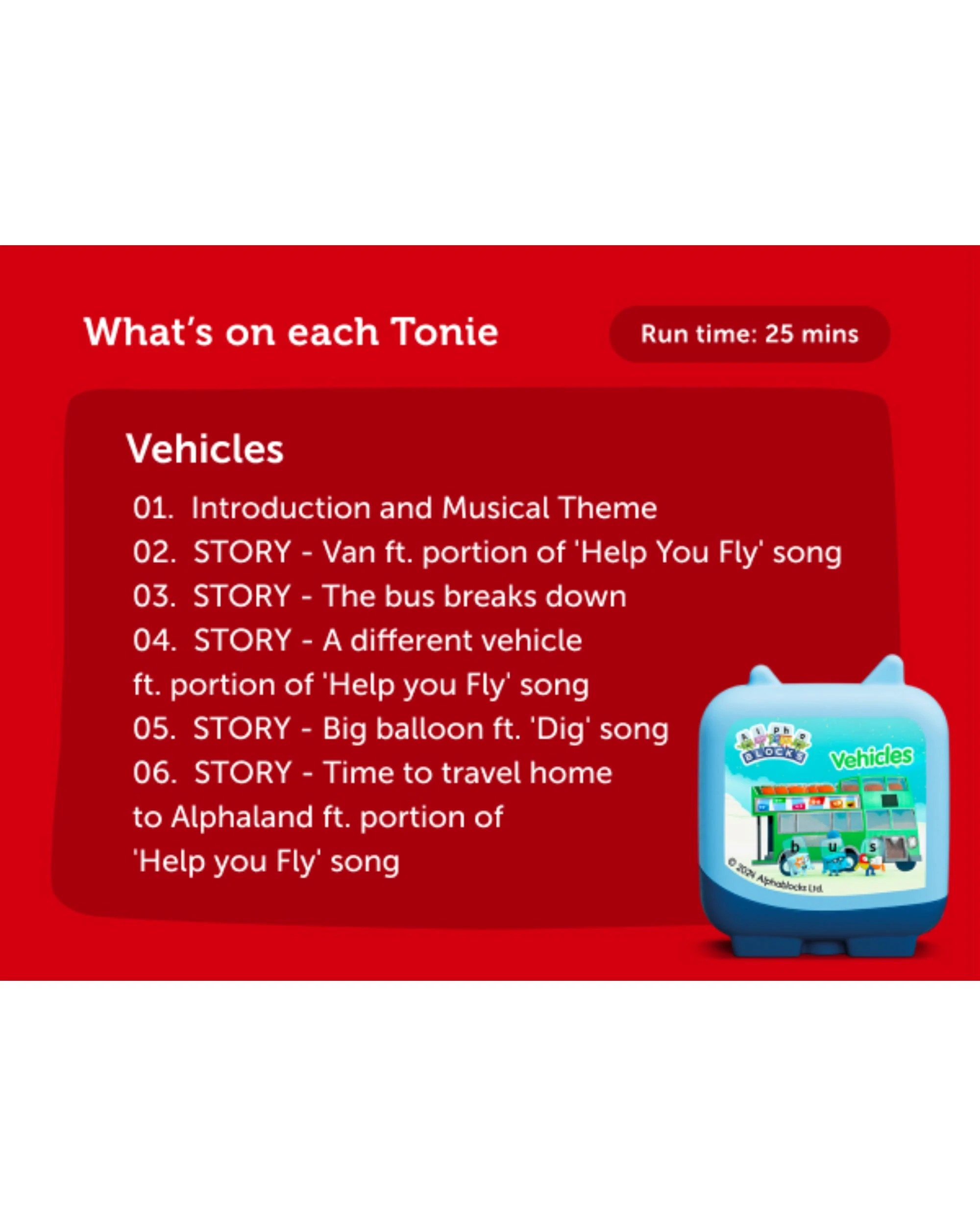 4 Tonies  Alphablocks - Alphablocks Clever Pocket Tonie - Multi, 4 of 7
