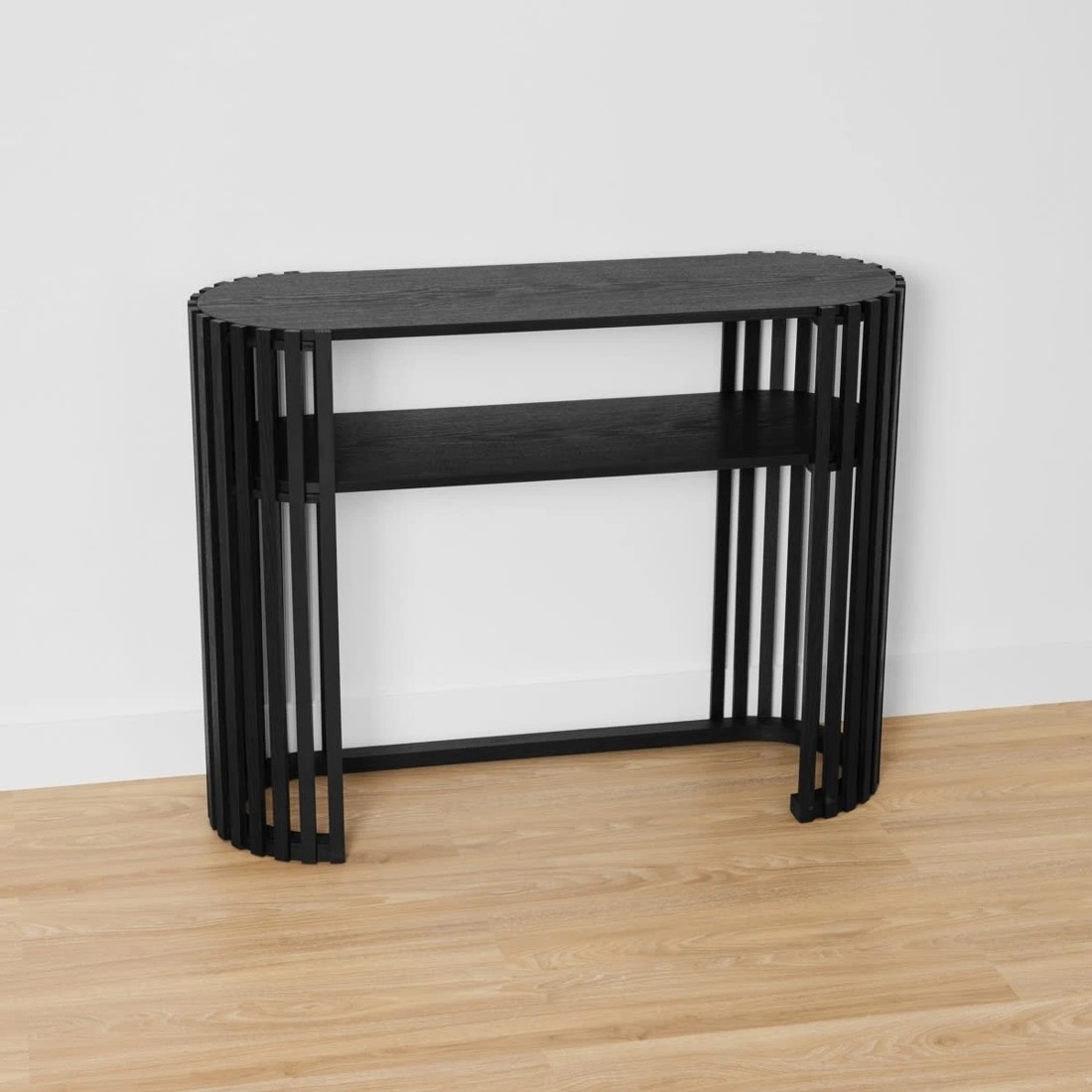 3 Nate Hall Table - Black, 3 of 8