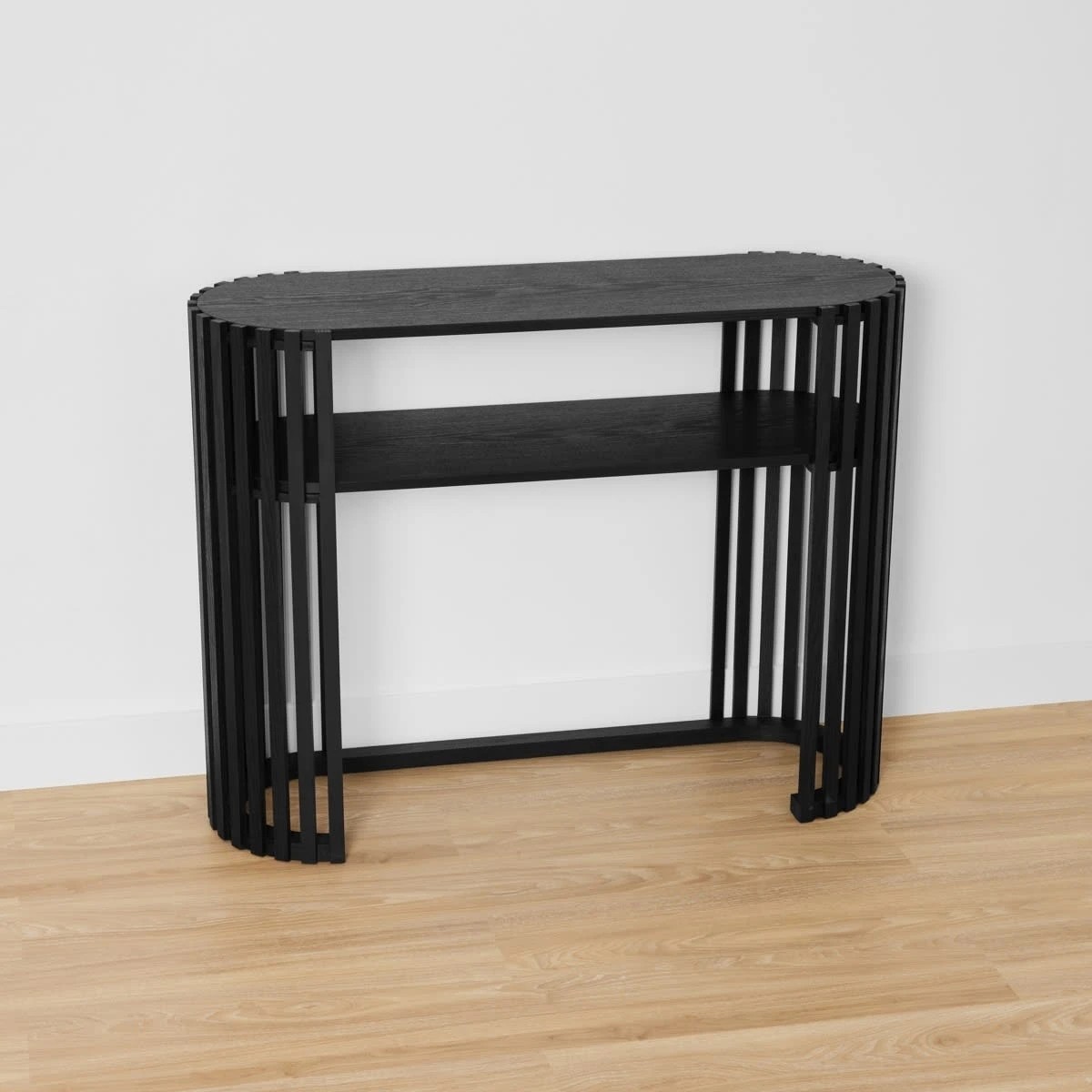 3 Nate Hall Table - Black, 3 of 8