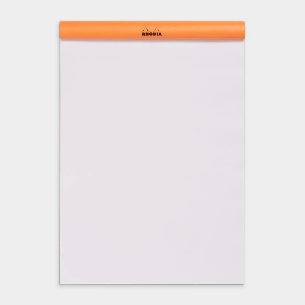 3 Rhodia No. 18 A4 Plain Pad Orange 80 Sheets, 3 of 4