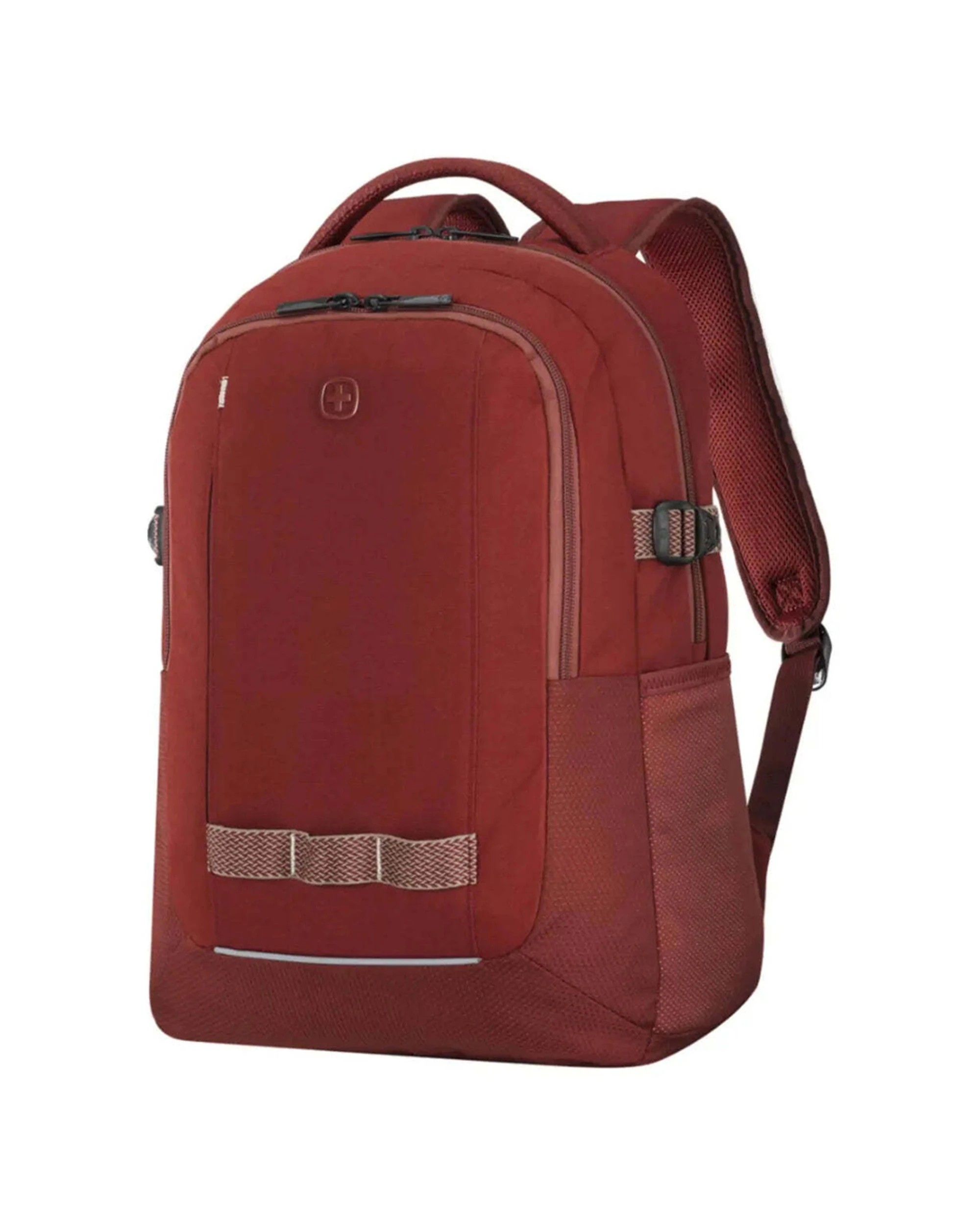 3 Wenger NEXT Ryde 16in Laptop Backpack Recycled Fabric Padded Compartments Lava - Red, 3 of 6