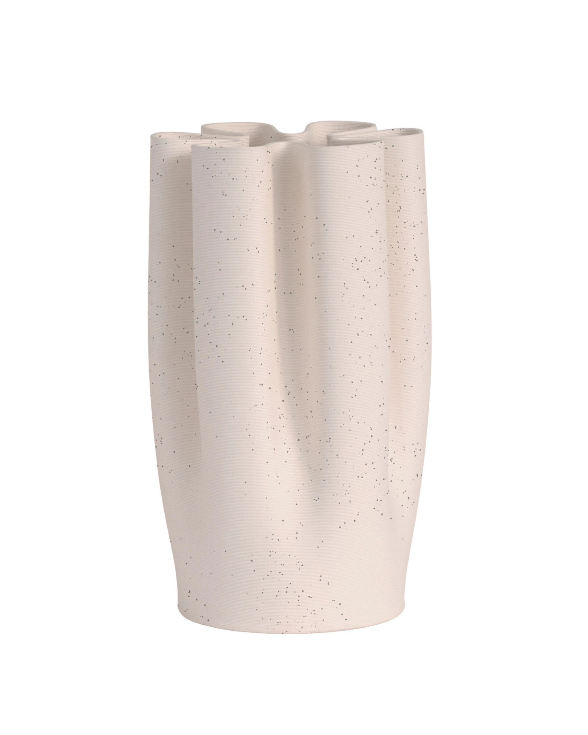 1 One Six Eight London Hope Vase Large - 32cm - Cream Speckle - Beige, 1 of 3