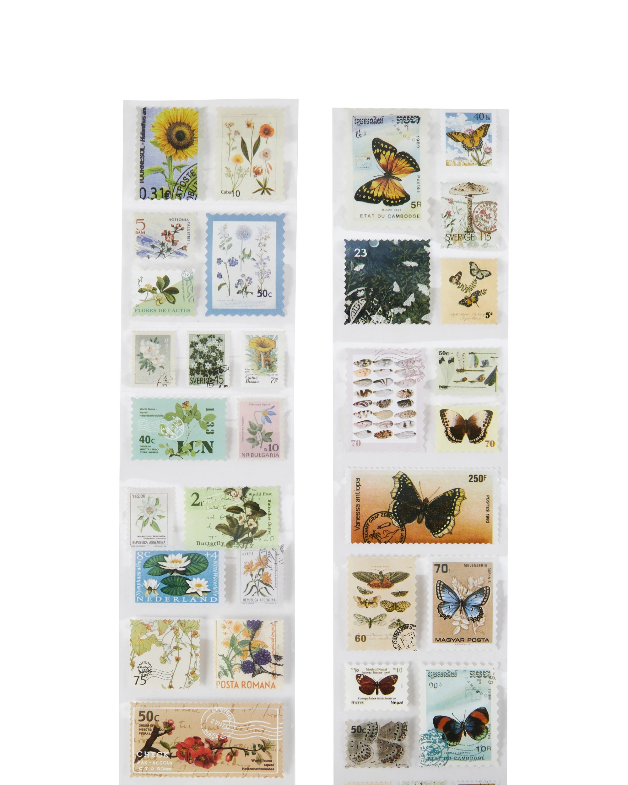 3 2 Pack Decorative Sticker Rolls - Vintage Stamps, 3 of 3