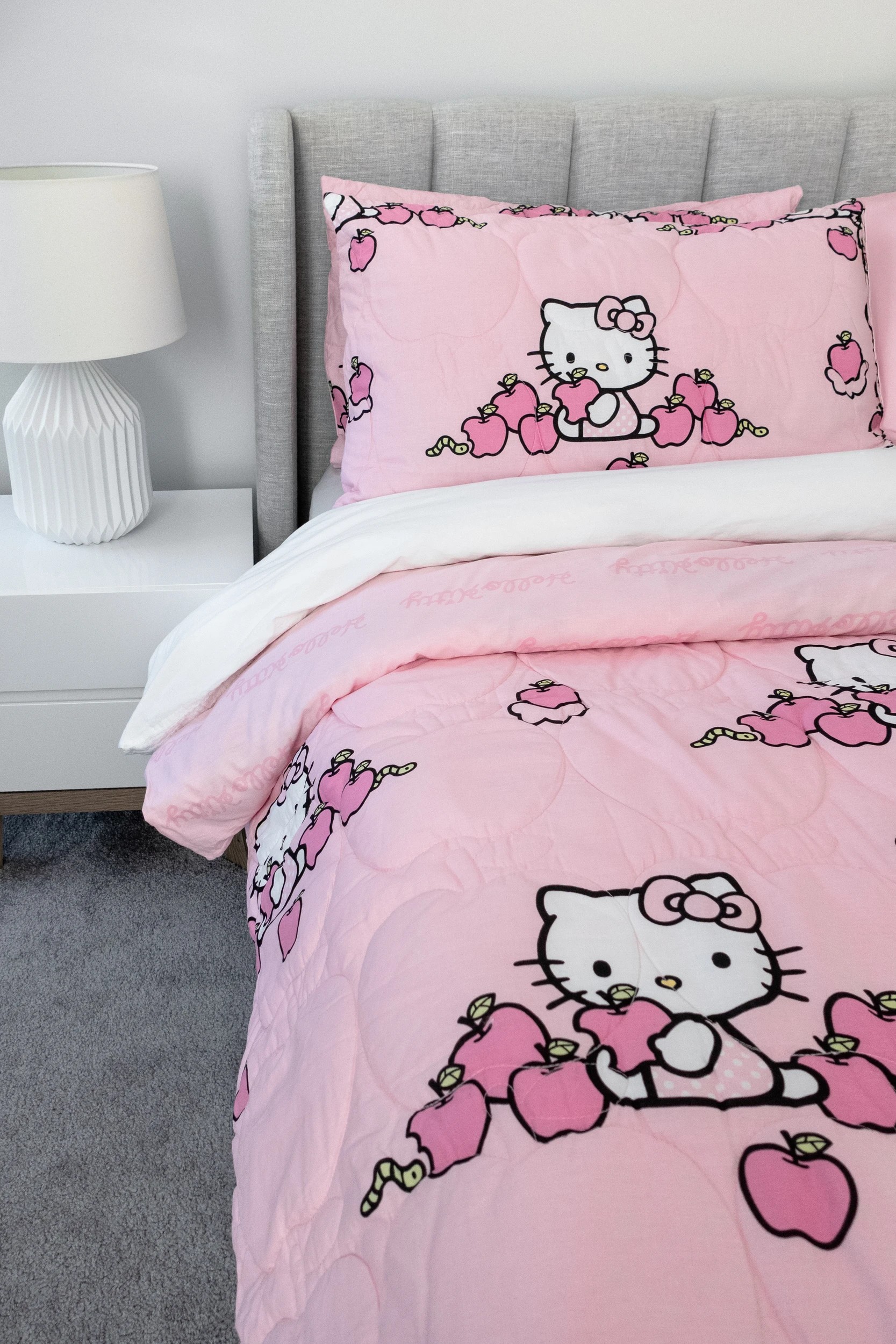 3 Hello Kitty Kids Quilt Cover Set - Double Bed - Pink, 3 of 3