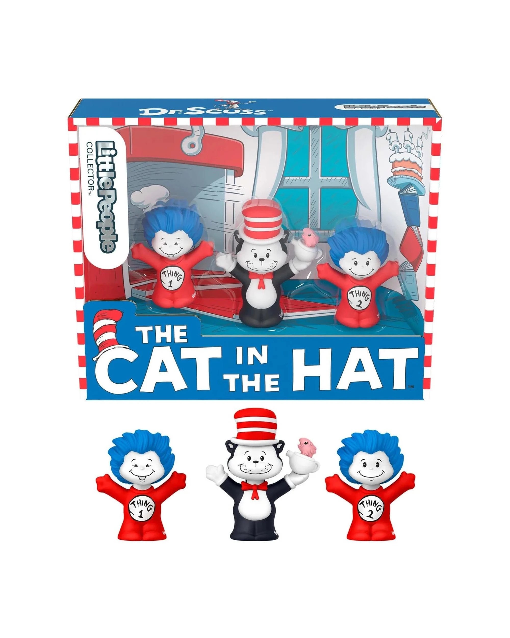 1 Fisher-Price Little People Collector Dr Seuss The Cat in the Hat Special Edition Figure Set, 1 of 6