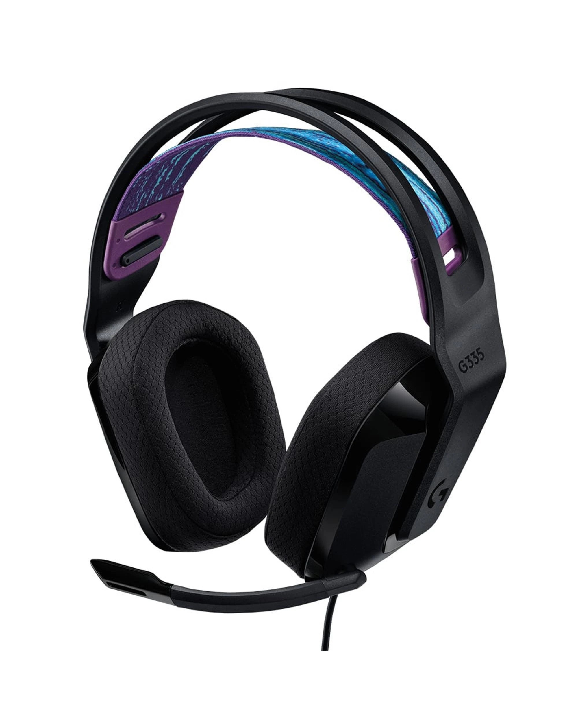 1 Logitech G335 Wired Gaming Headset - Black, 1 of 5