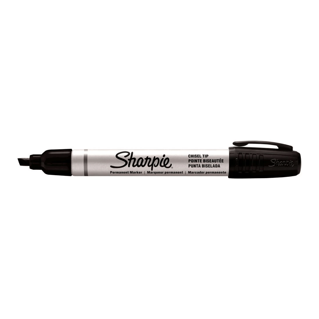 1 Sharpie Metal Permanent Marker Chisel Black, 1 of 2