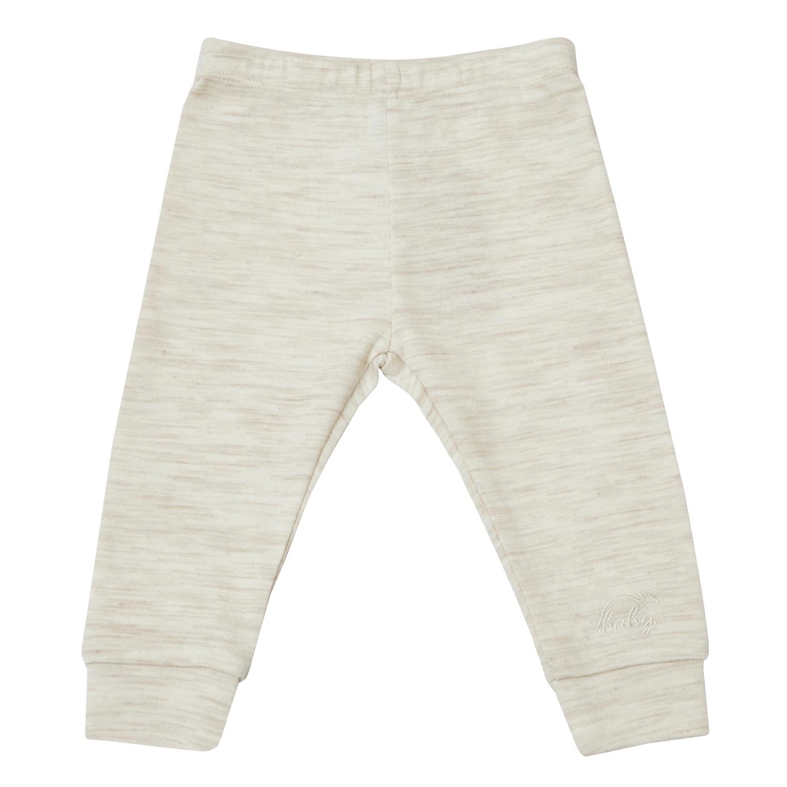 1 Merino Baby Australian Merino Wool Merino Pant- Cream Marle CREAM MARLE, 1 of 7
