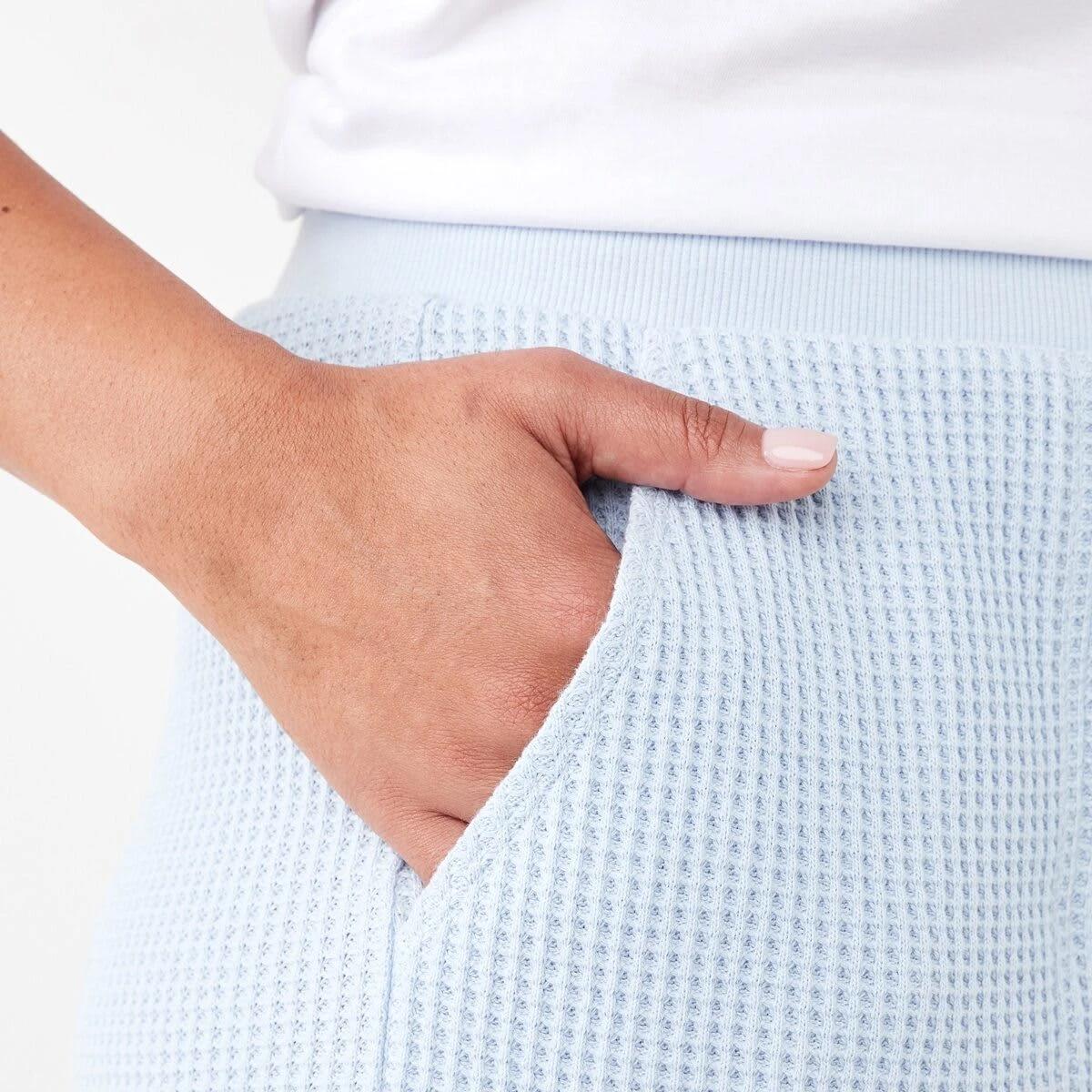 5 Waffle Leisure Shorts Blu Skyway, 5 of 6