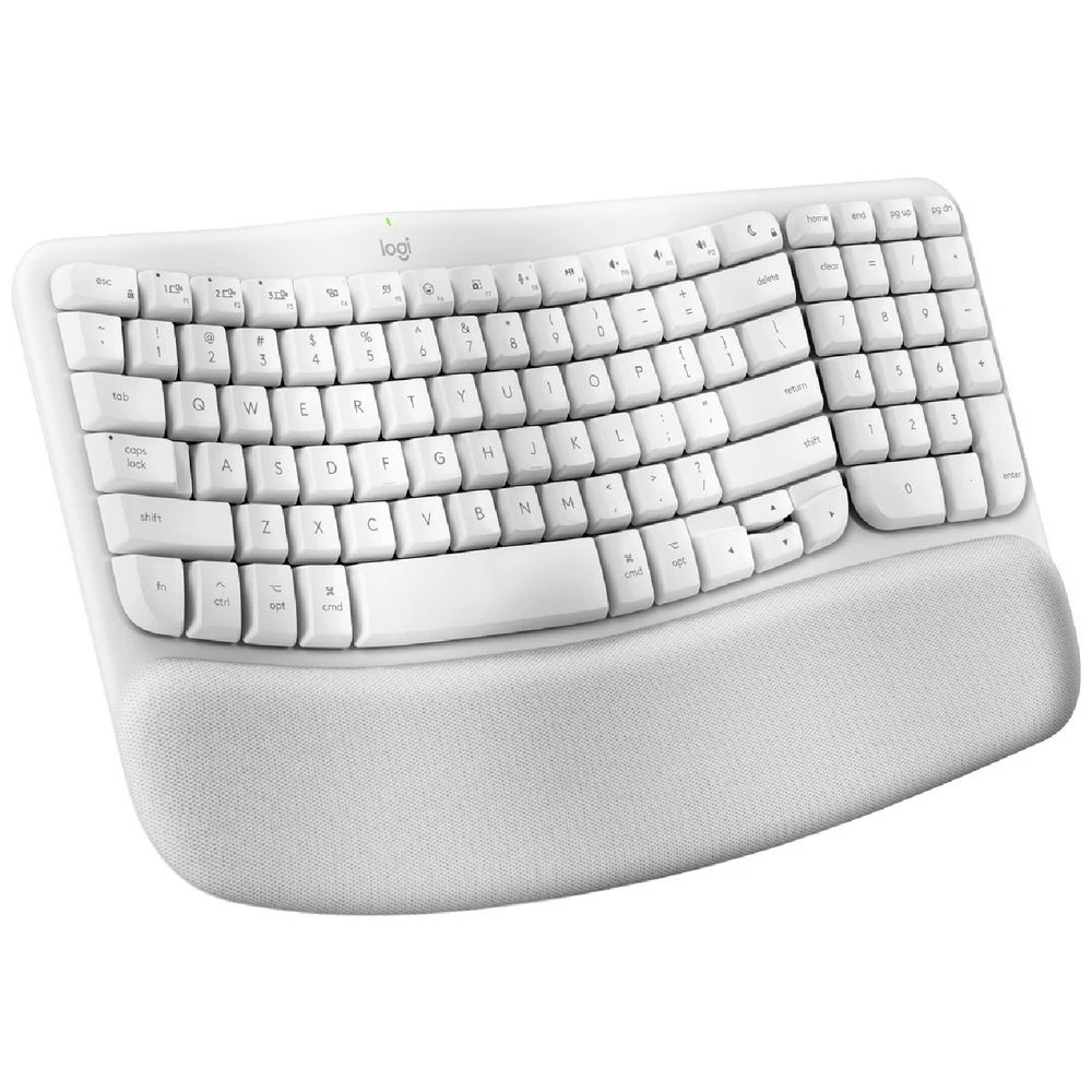 4 Logitech Wave Keys Wireless Ergonomic Keyboard Mac, 4 of 10