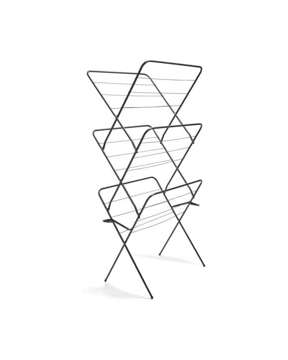 Concertina Clothes Airer - Black