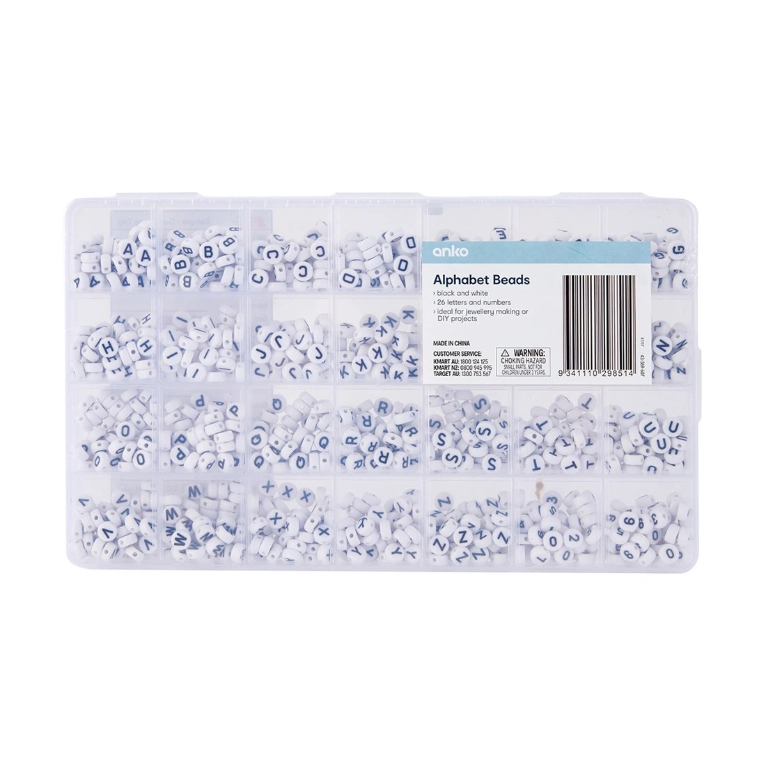 7 26 Pack Alphabet Beads Set, 7 of 7