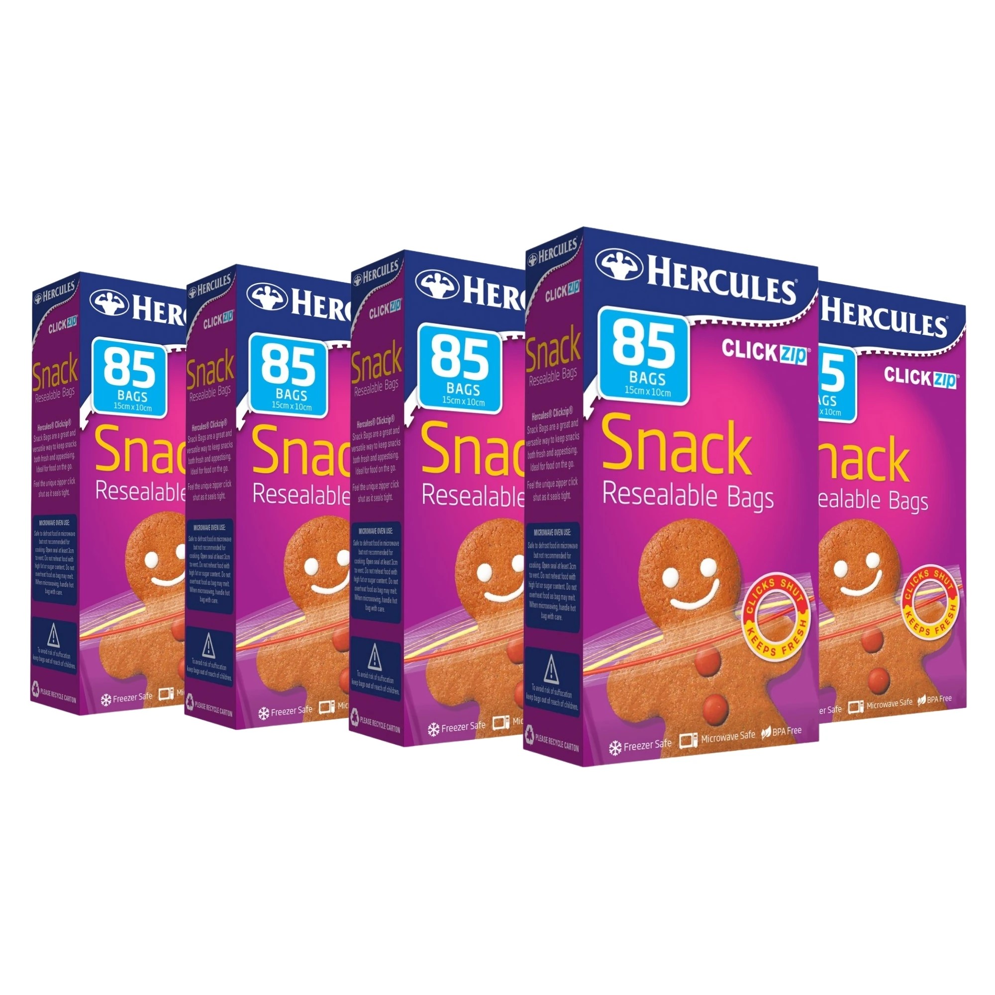 1 Hercules Snack Bags 85pk x5, 1 of 1