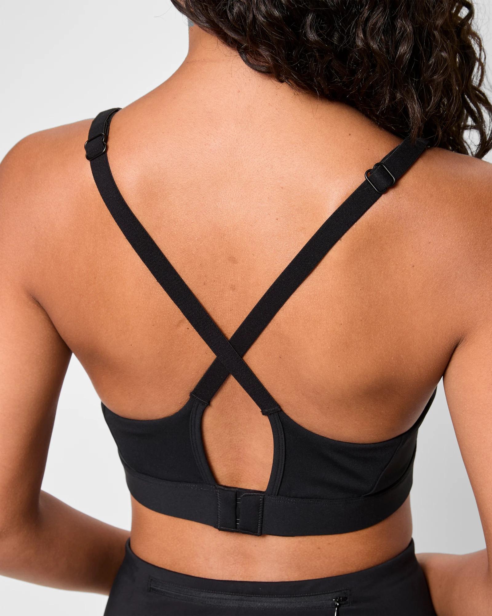5 Target Active Infinity Medium Impact Crop Top BLACK, 5 of 5