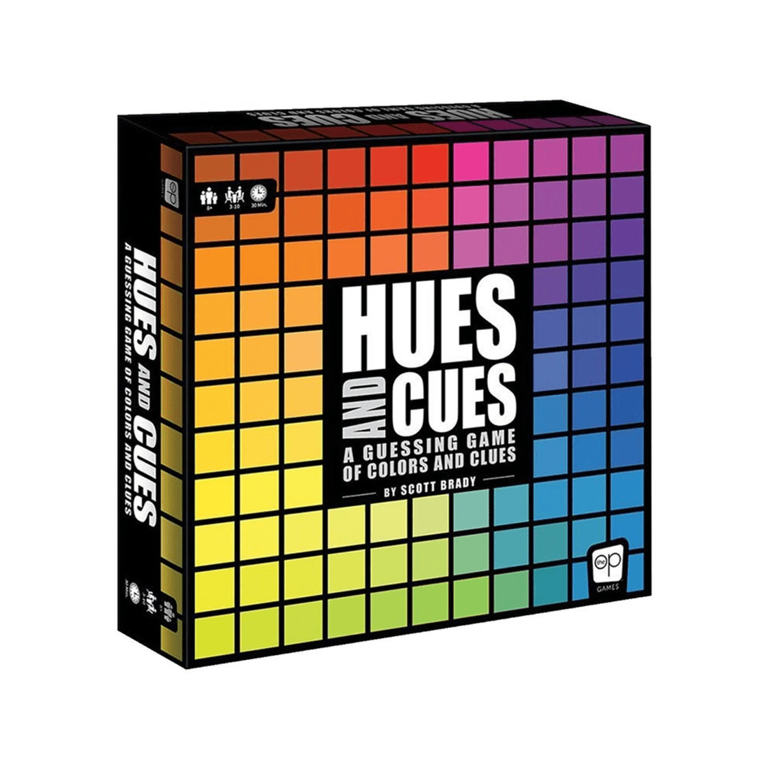 1 The Op Games | usaopoly Hues and Cues A Guessing Game of Colours and Clues Board Game, 1 of 3