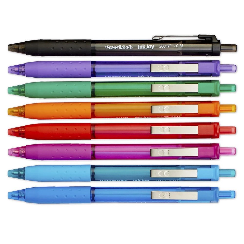 2 Paper Mate InkJoy 300RT Ballpoint Pens Assorted 8 Pack, 2 of 3