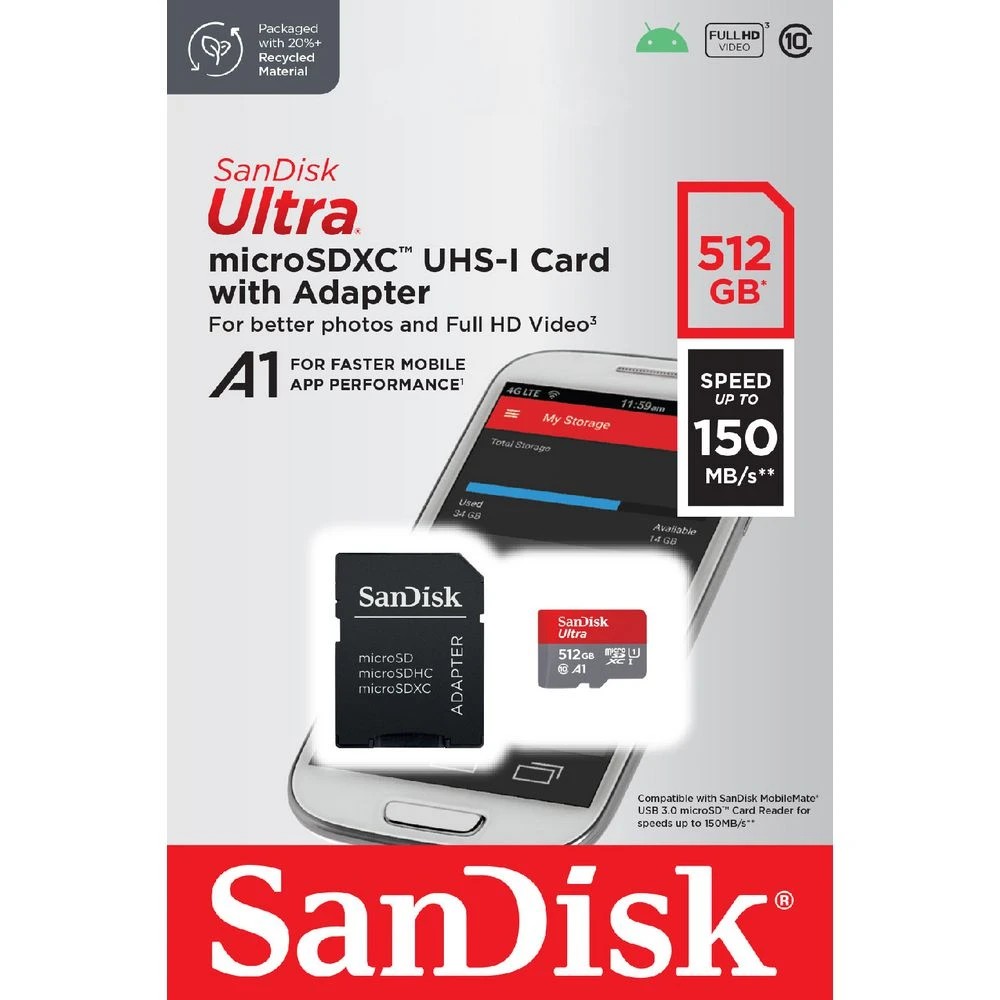 3 SanDisk 512GB Ultra microSDXC Memory Card, 3 of 4