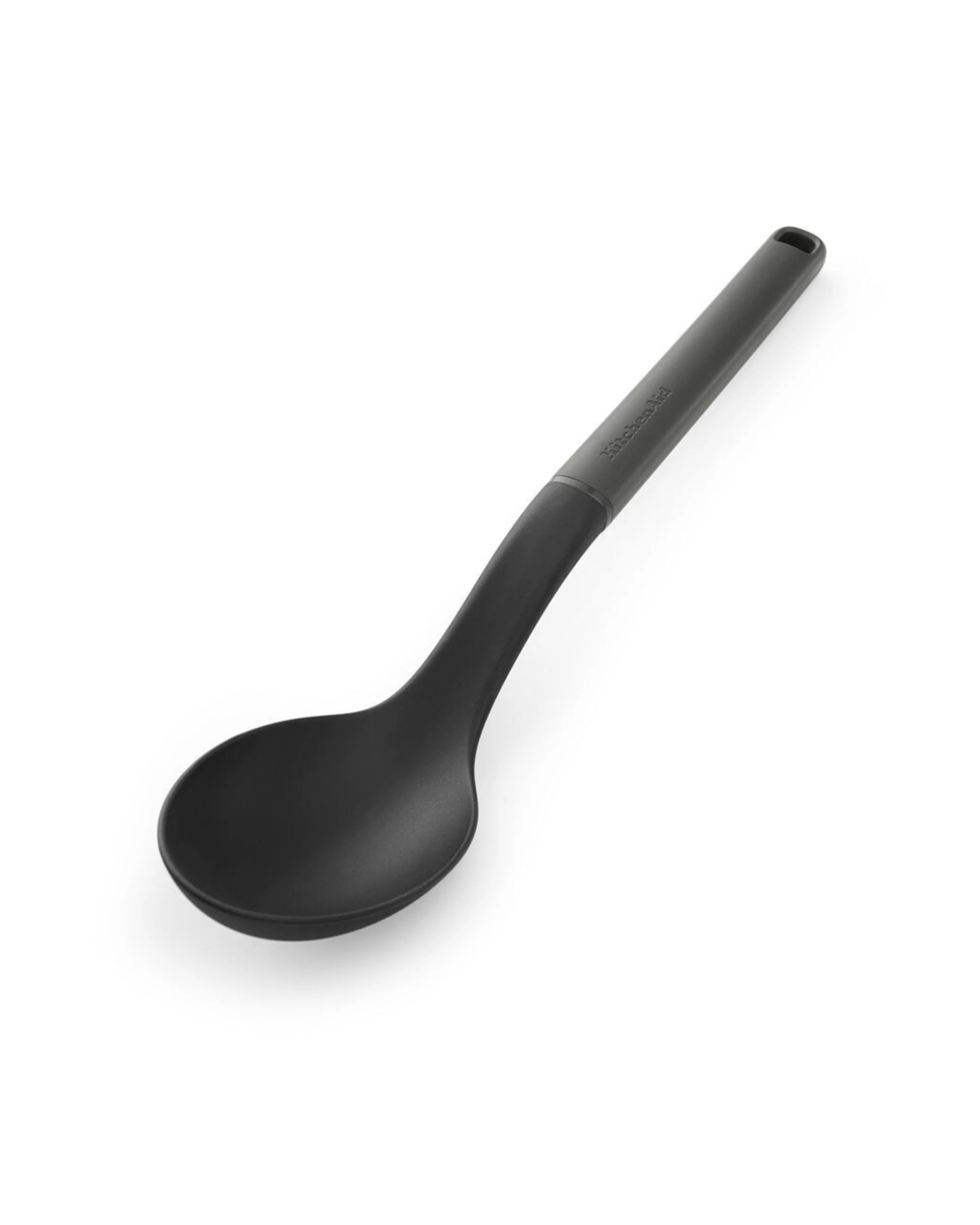 2 KitchenAid Classic Nylon Solid Cooking Spoon 2PK Heat Resistant Ergonomic Handle - Charcoal, 2 of 6