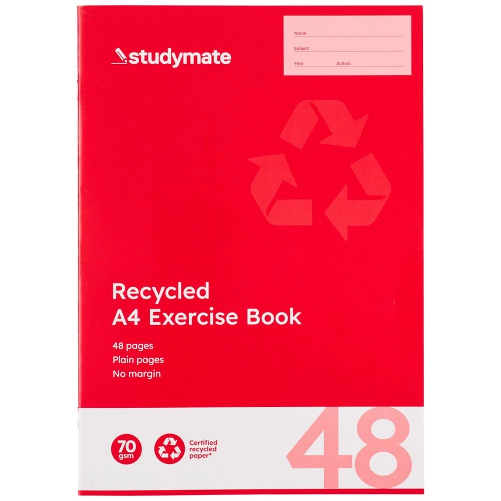 3 Studymate A4 70gsm Blank Exercise Book 48 Page, 3 of 3