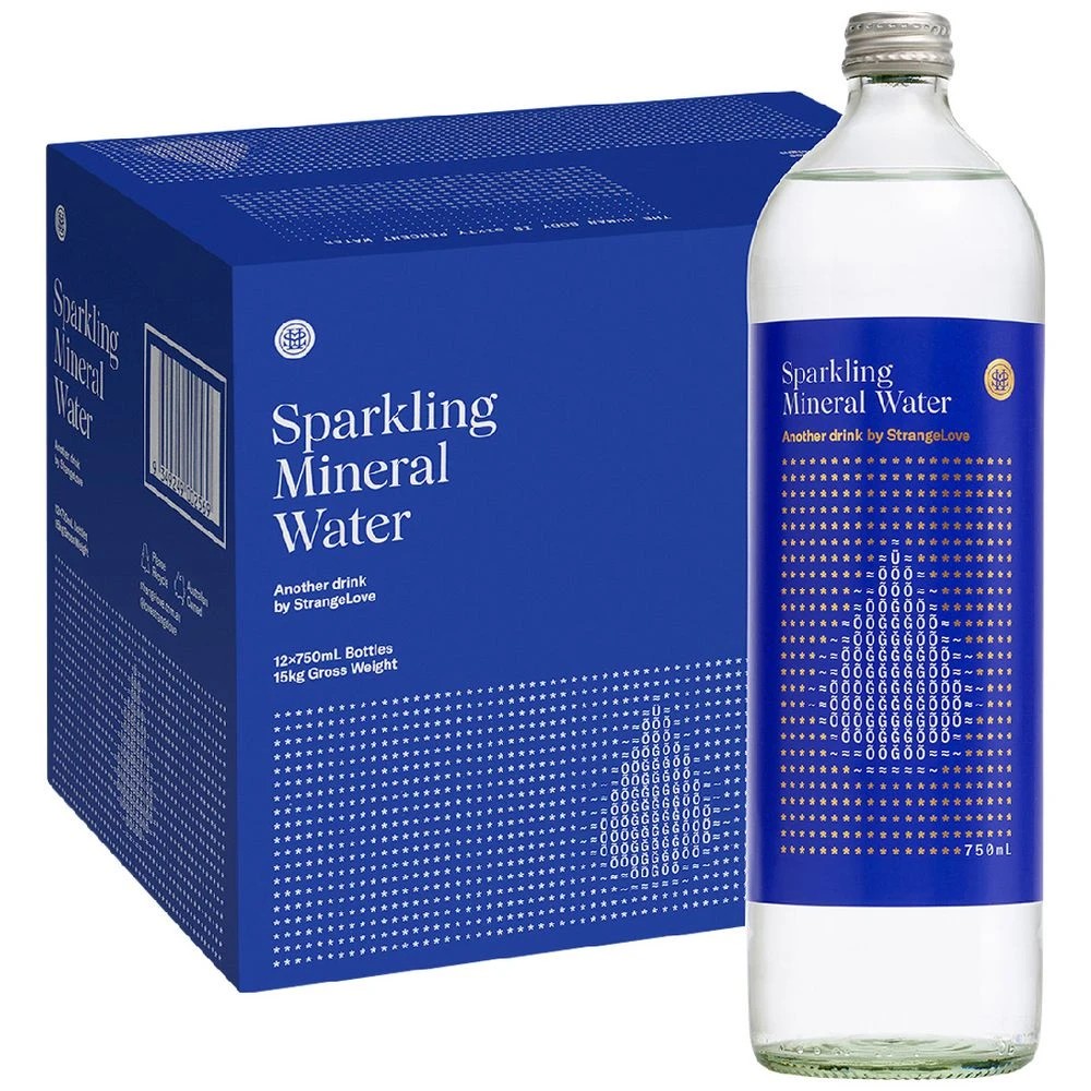 1 StrangeLove Sparkling Water 750mL 12 Pack, 1 of 1