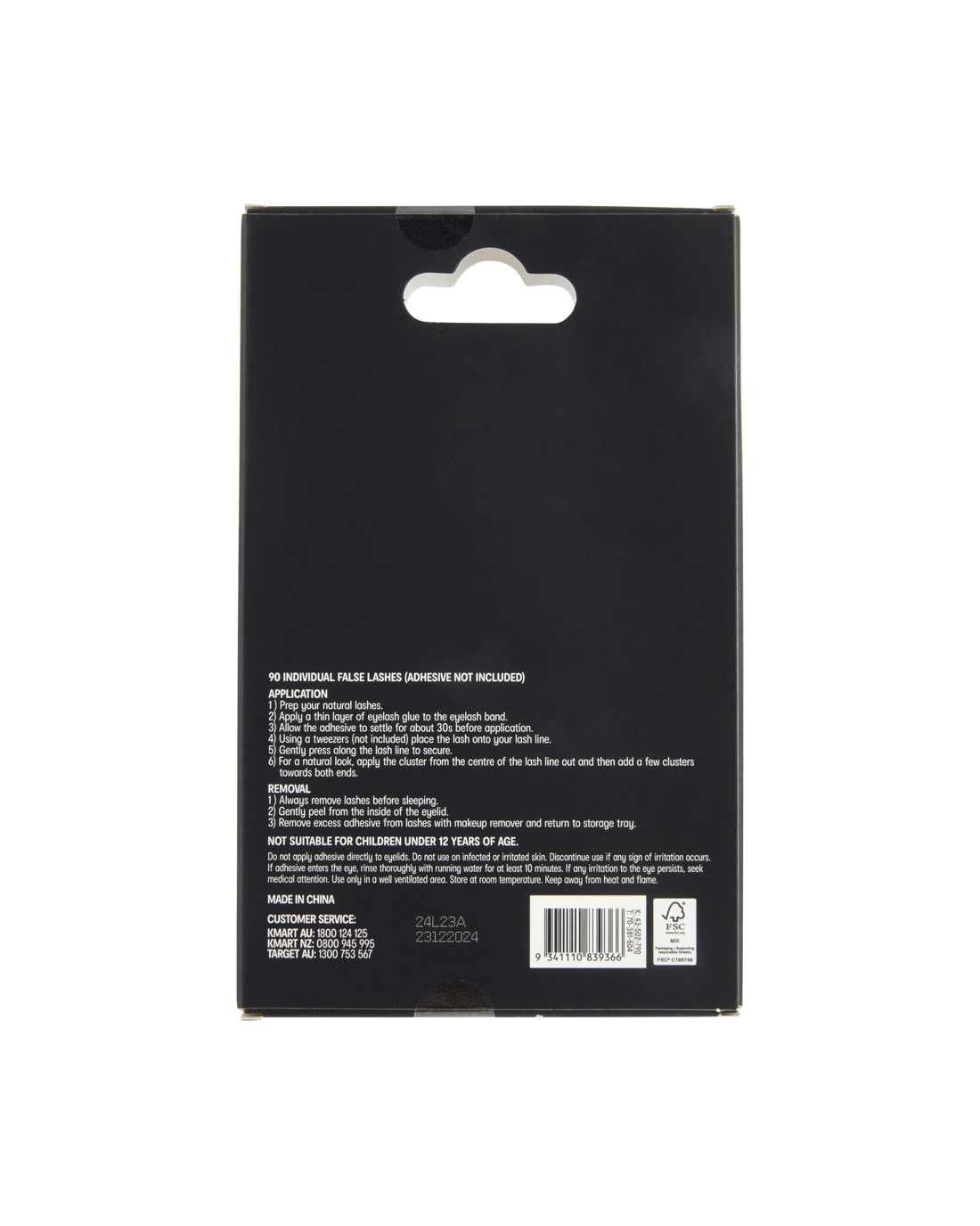 6 OXX Cosmetics 90 Pack Individual False Lashes - No.7 - 410, 6 of 6