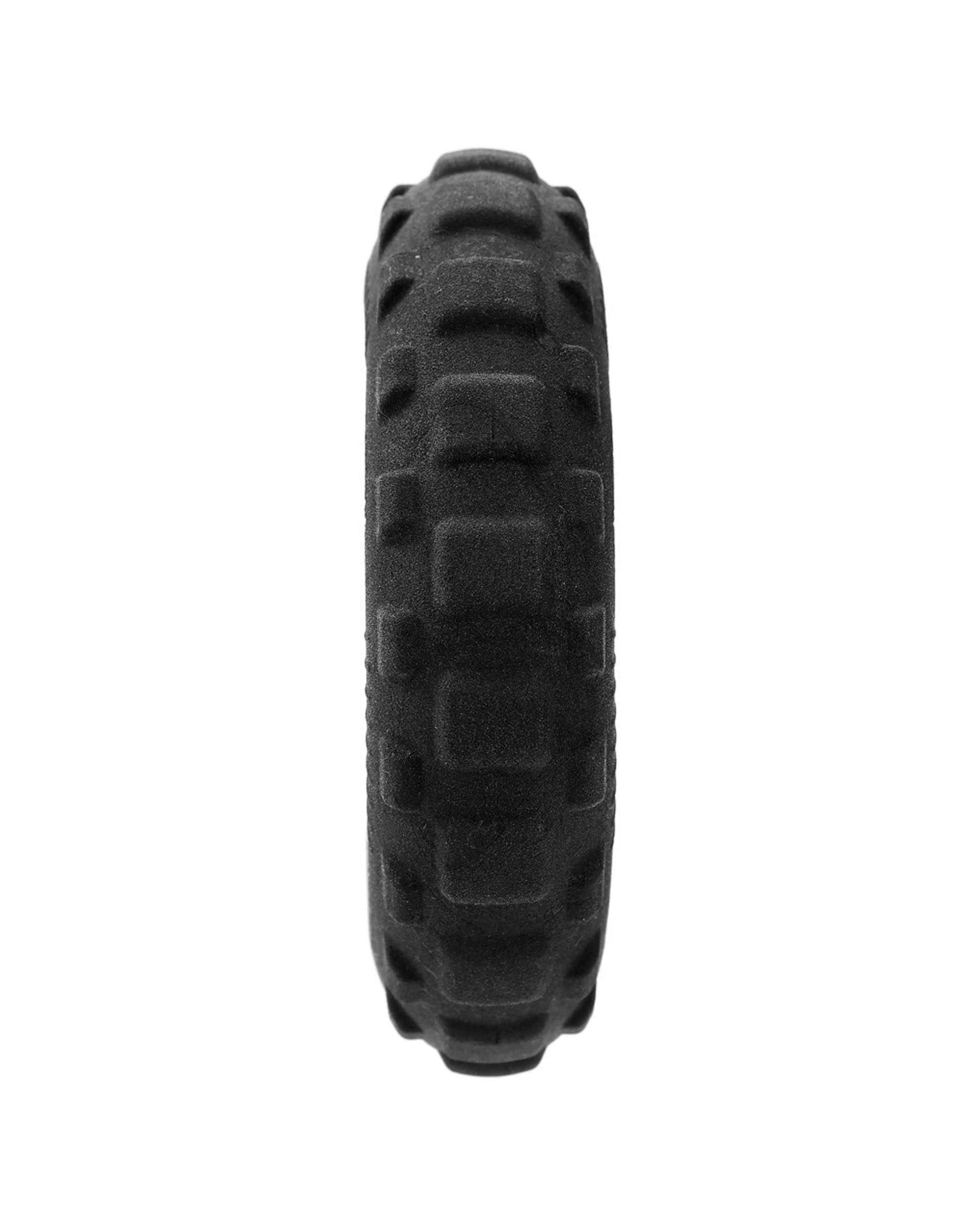 2 Paws And Claws All Terrain 21cm Rubber Tyre Dog Toy Pet Chew Teething Large Black
 - Black, 2 of 3