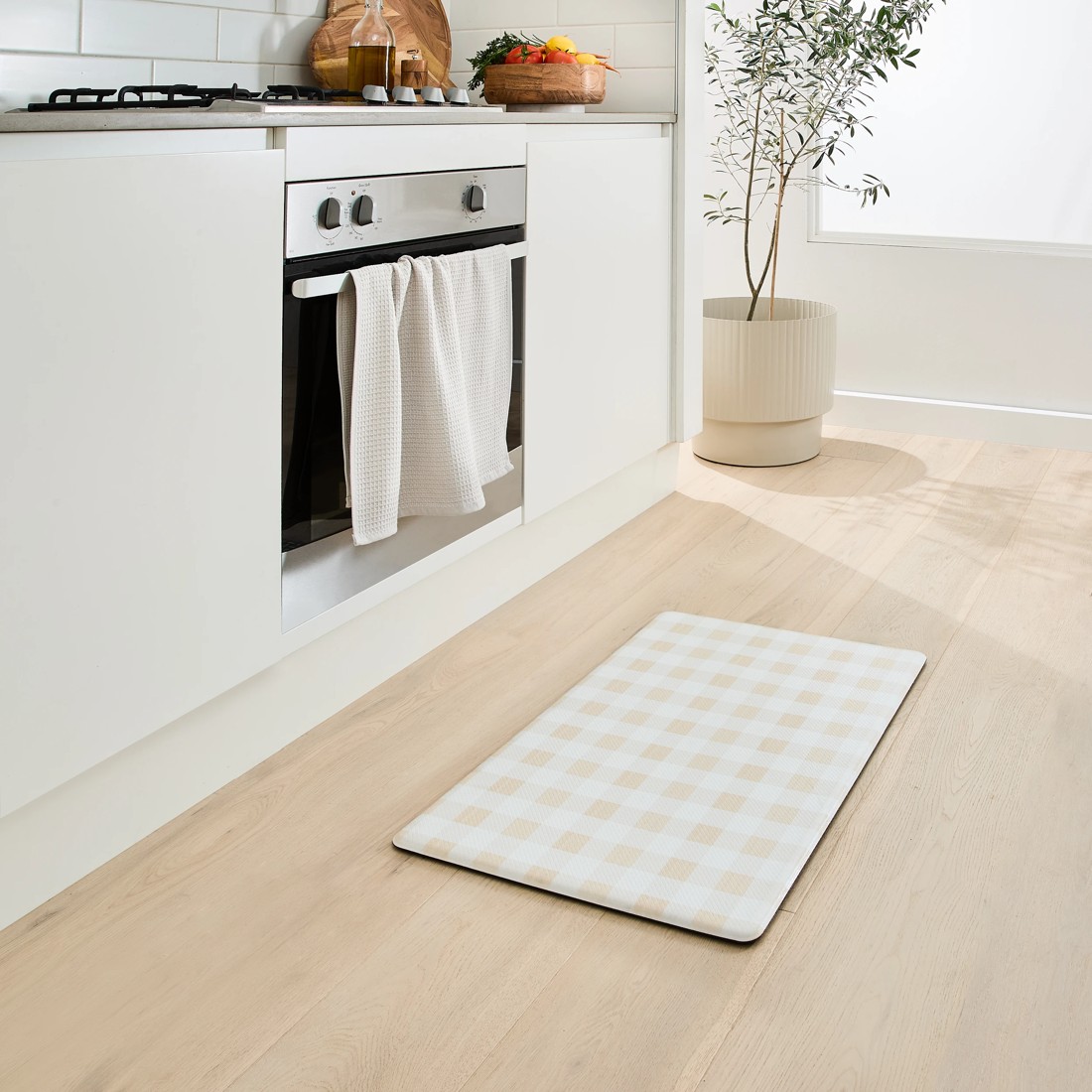 1 Kitchen Mat - Gingham - 76cm x 46cm, 1 of 5