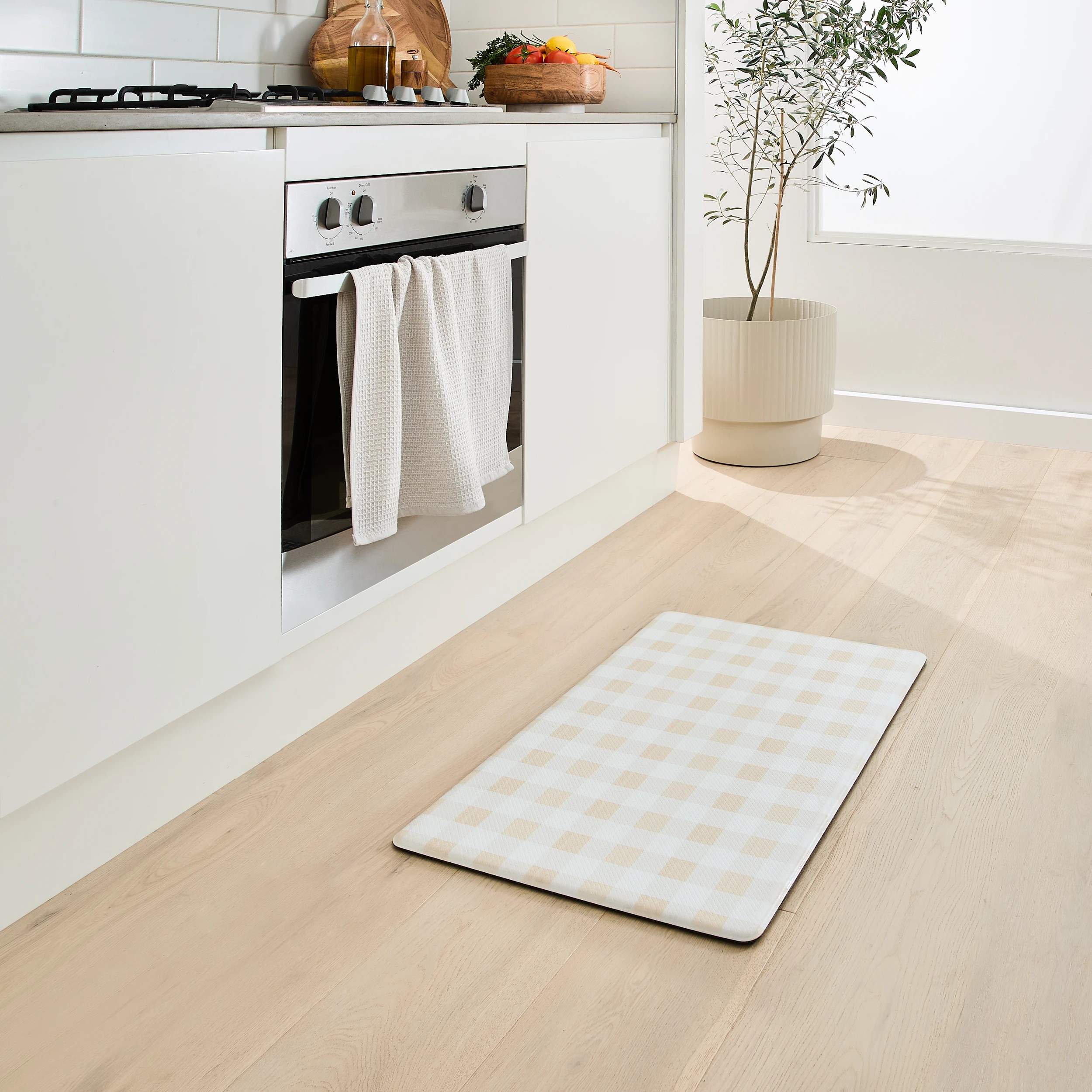 1 Kitchen Mat - Gingham - 76cm x 46cm, 1 of 5