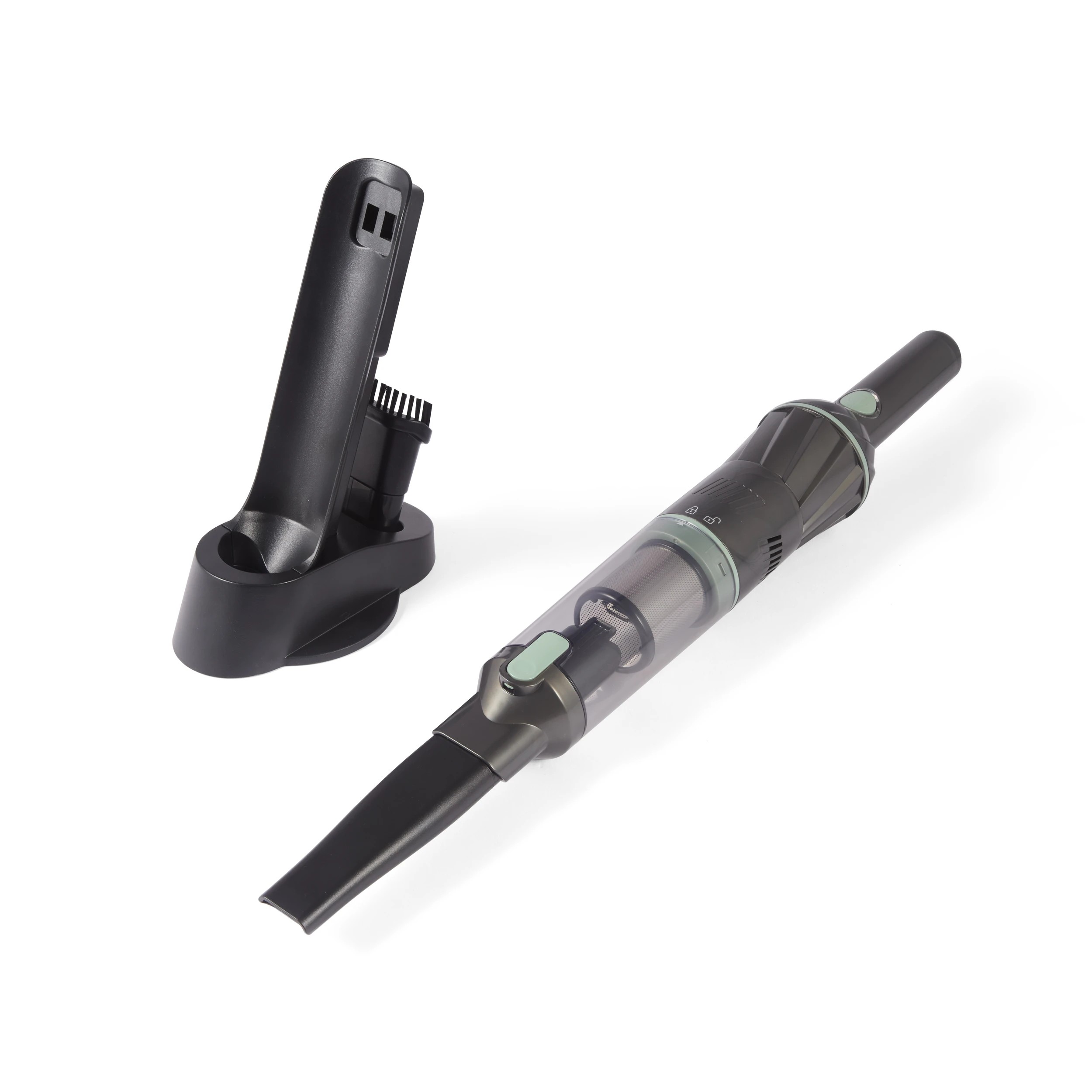 3 Cordless Handheld Vacuum - Grey and Green, 3 of 10