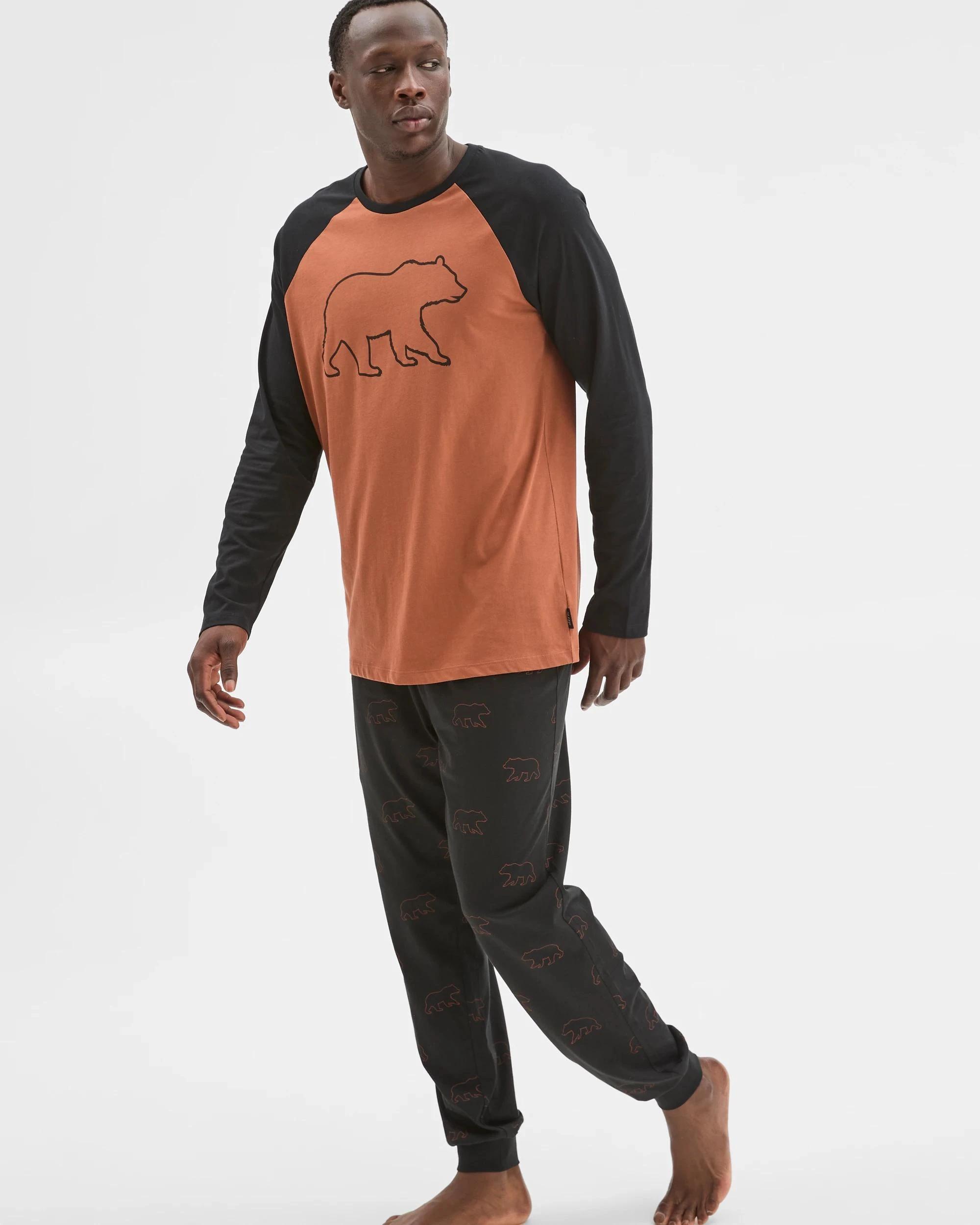 2 Maxx Australian Cotton Jersey Sleep Jogger Pants PAPA BEAR, 2 of 6