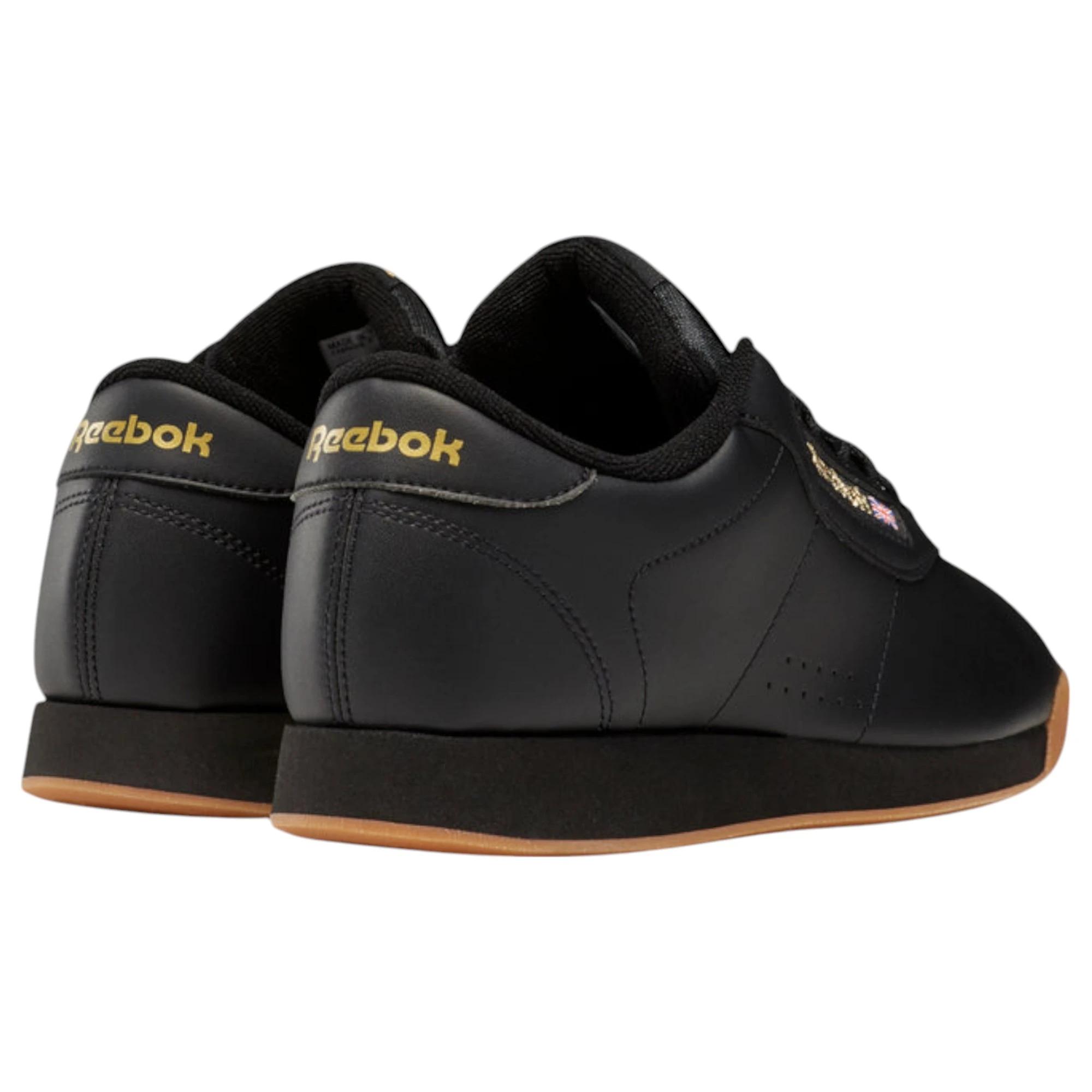 4 Reebok Womens Princess Casual Shoes BLACK/GUM, 4 of 9