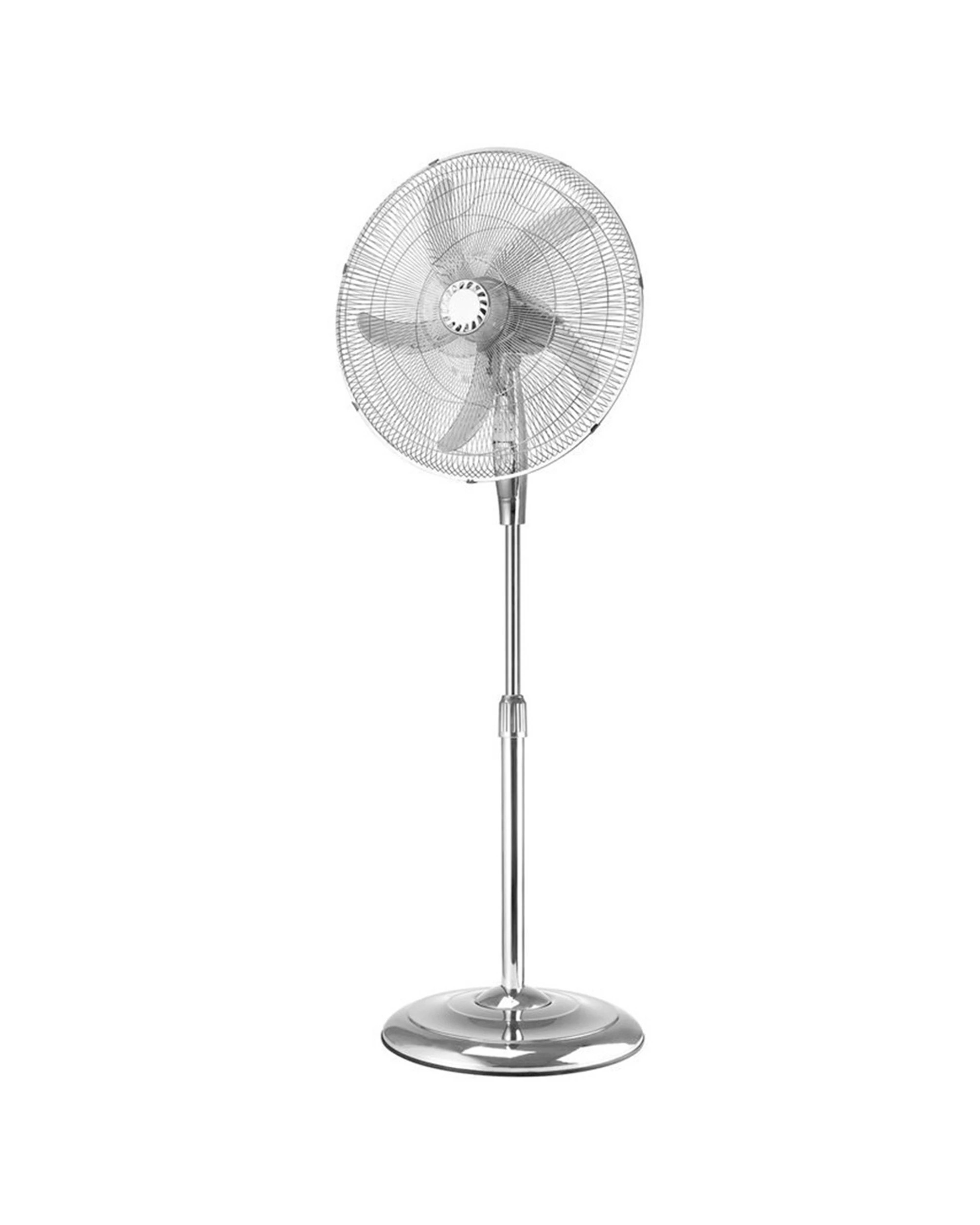 1 HELLER GAF Control Oscillating Fan Height Adjustable 130cm AU Plug 8 Hour Timer - Silver, 1 of 5