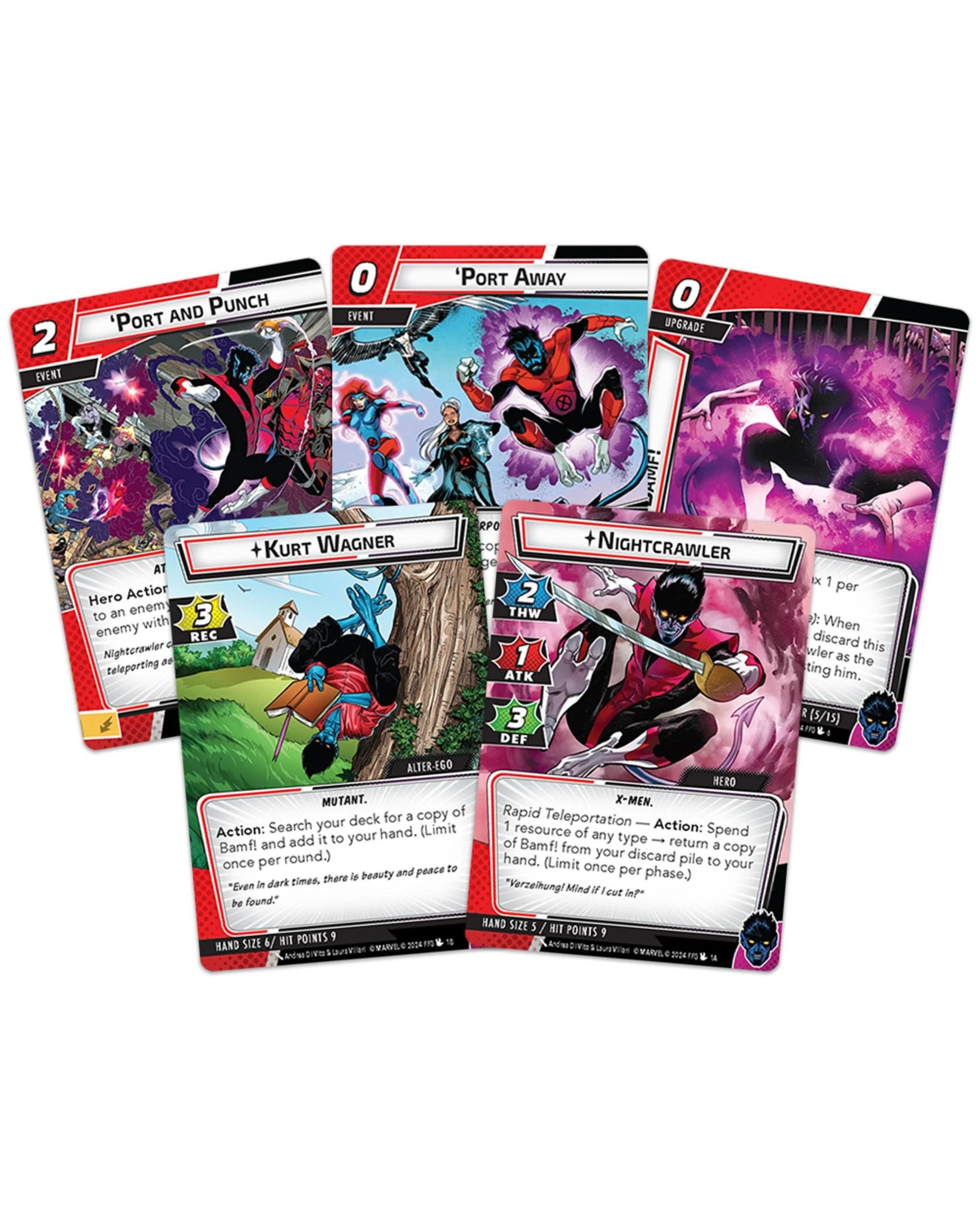 2 Marvel Champions: The Card Game Nightcrawler Hero Pack, 2 of 2