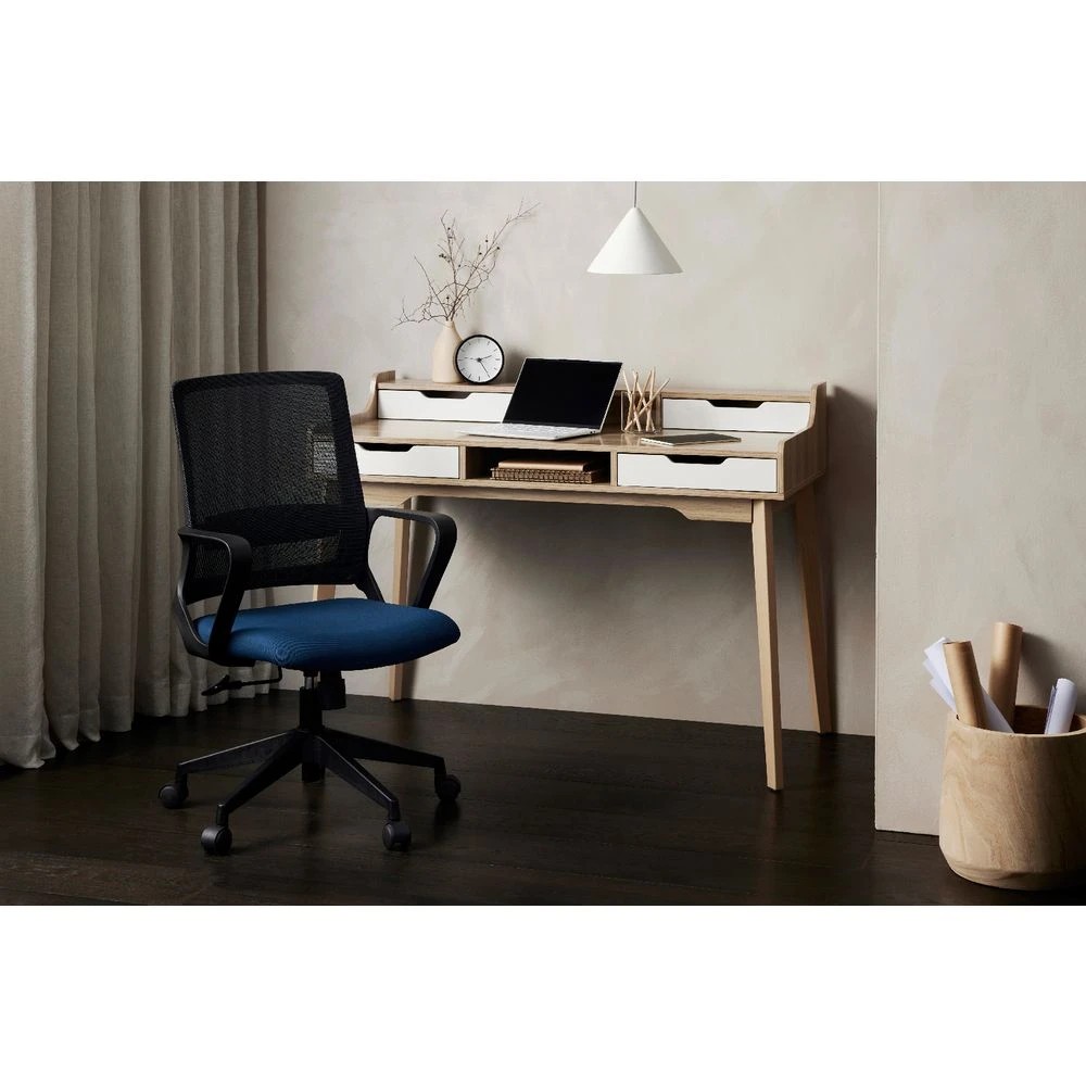 10 Pago Ash Office Chair Blue Ergonomic Chairs and Desk Chairs, 10 of 10