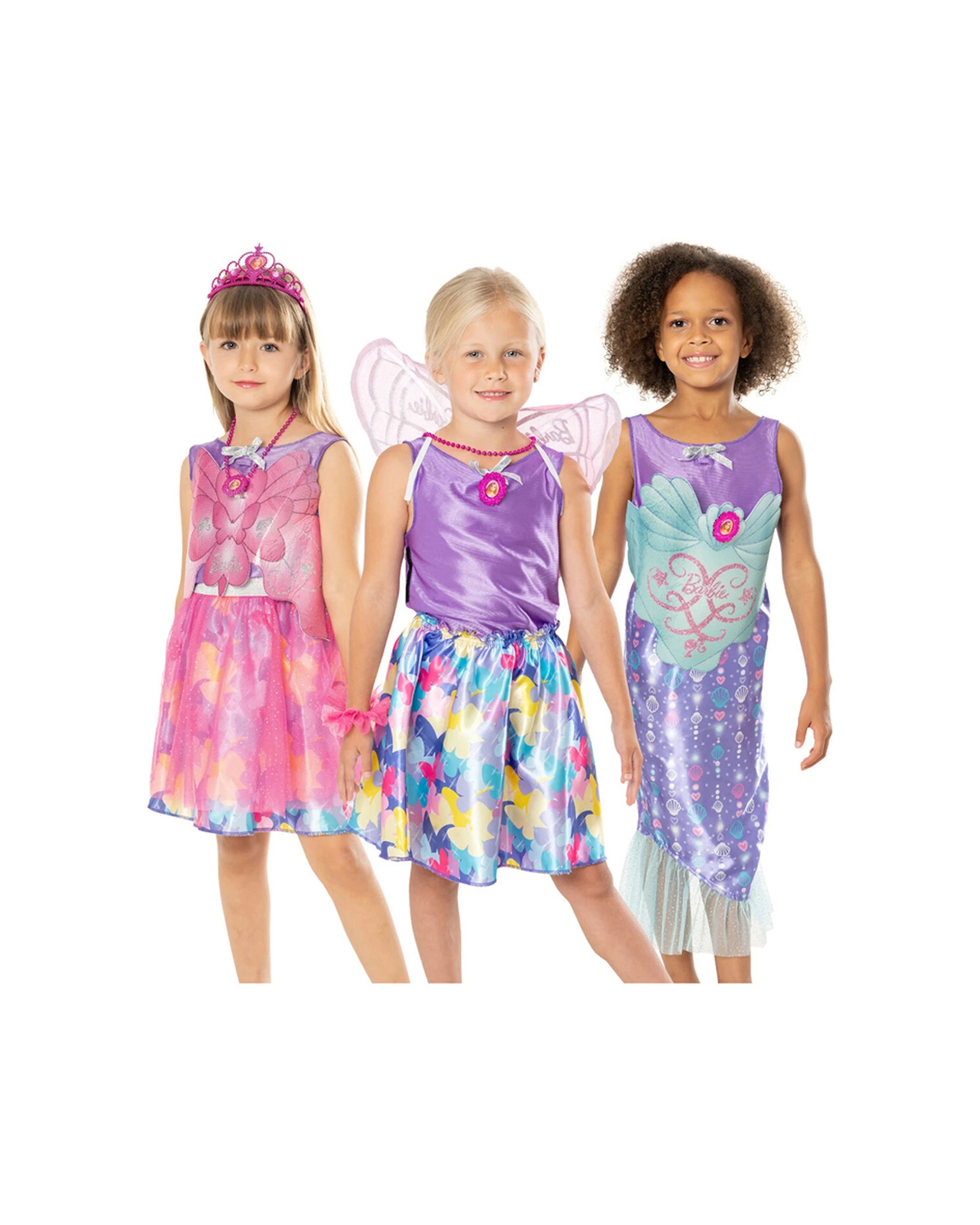 1 Barbie Dress-Up Trunk With Accessories Kids Fairy Costume - Multi, 1 of 3