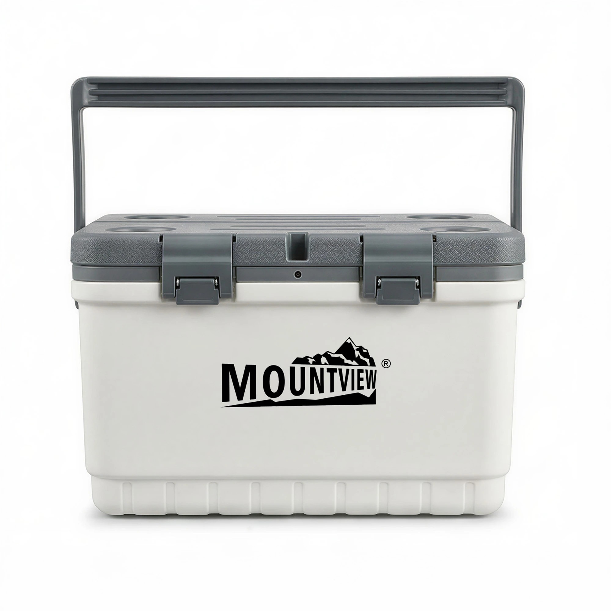 1 Mountview 22L Cool Box Portable Waterproof Outdoor Camping Hiking Food Storage - White, 1 of 9