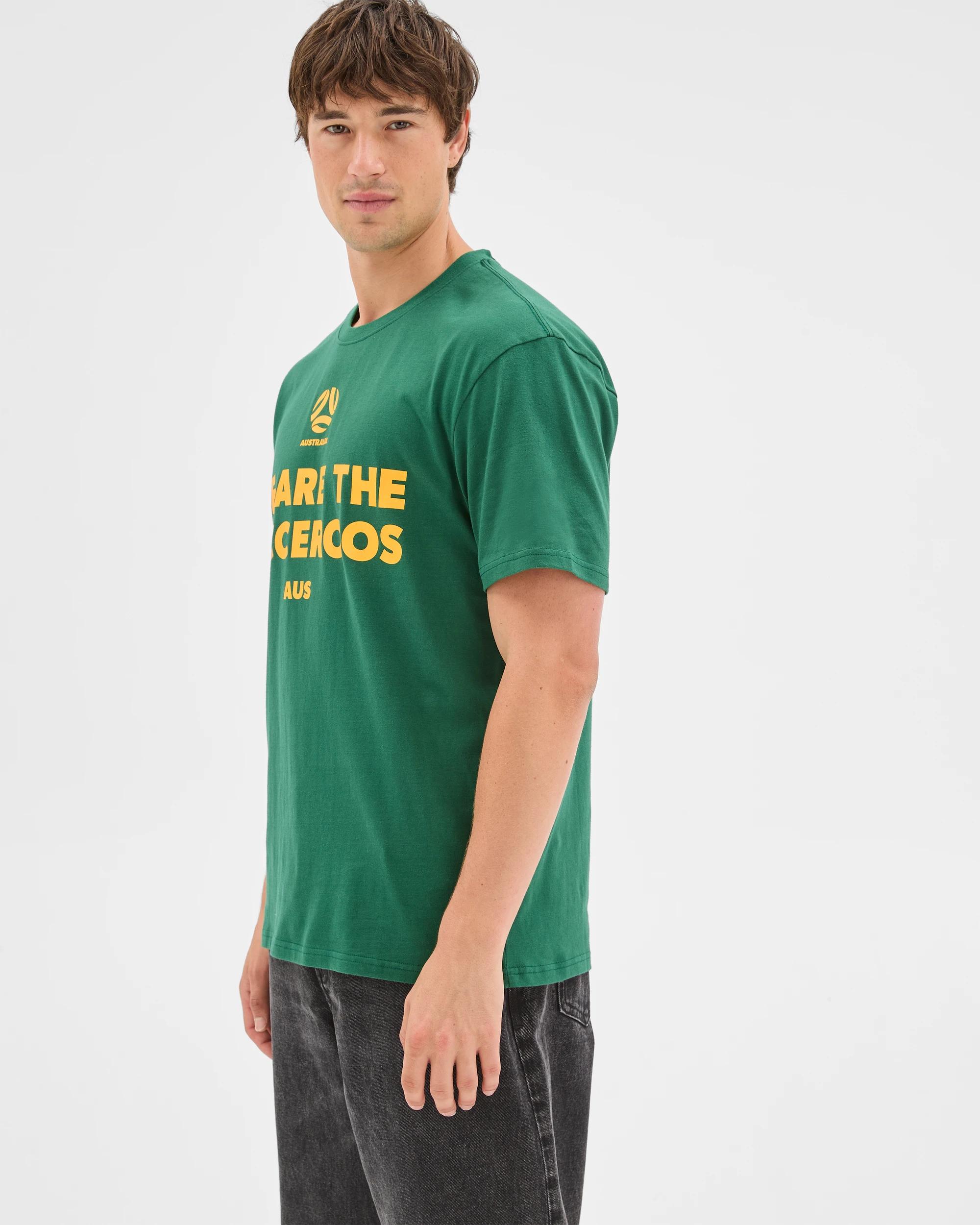 1 Socceroos Short Sleeve T-Shirt GREEN, 1 of 6