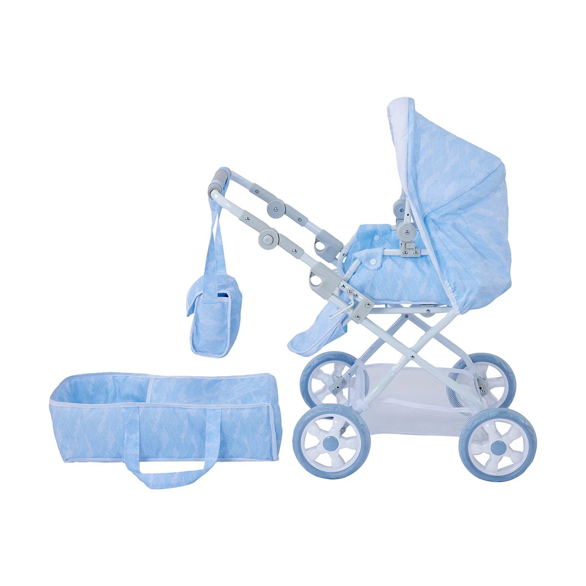 2 4 Piece Deluxe Toy Pram and Bag Set, 2 of 10