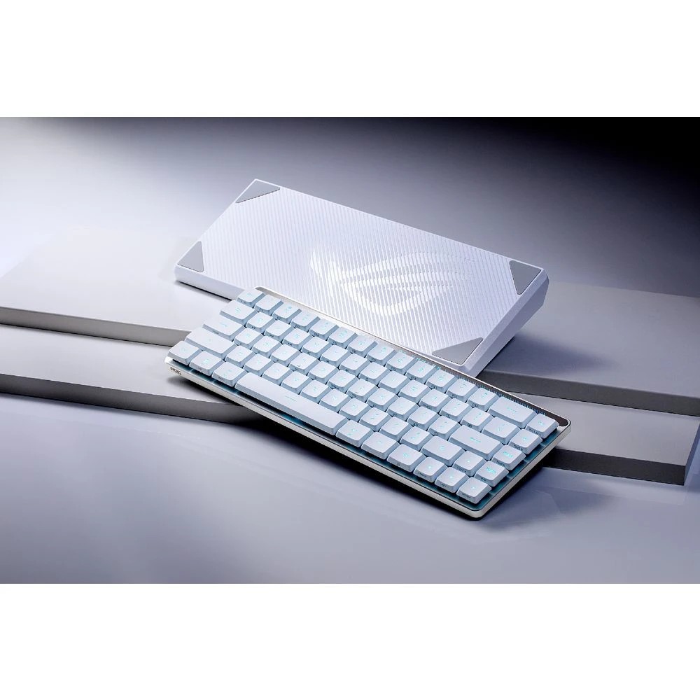 9 ASUS - ROG Falchion RX Low Profile Wireless Gaming Keyboard - White, 9 of 10